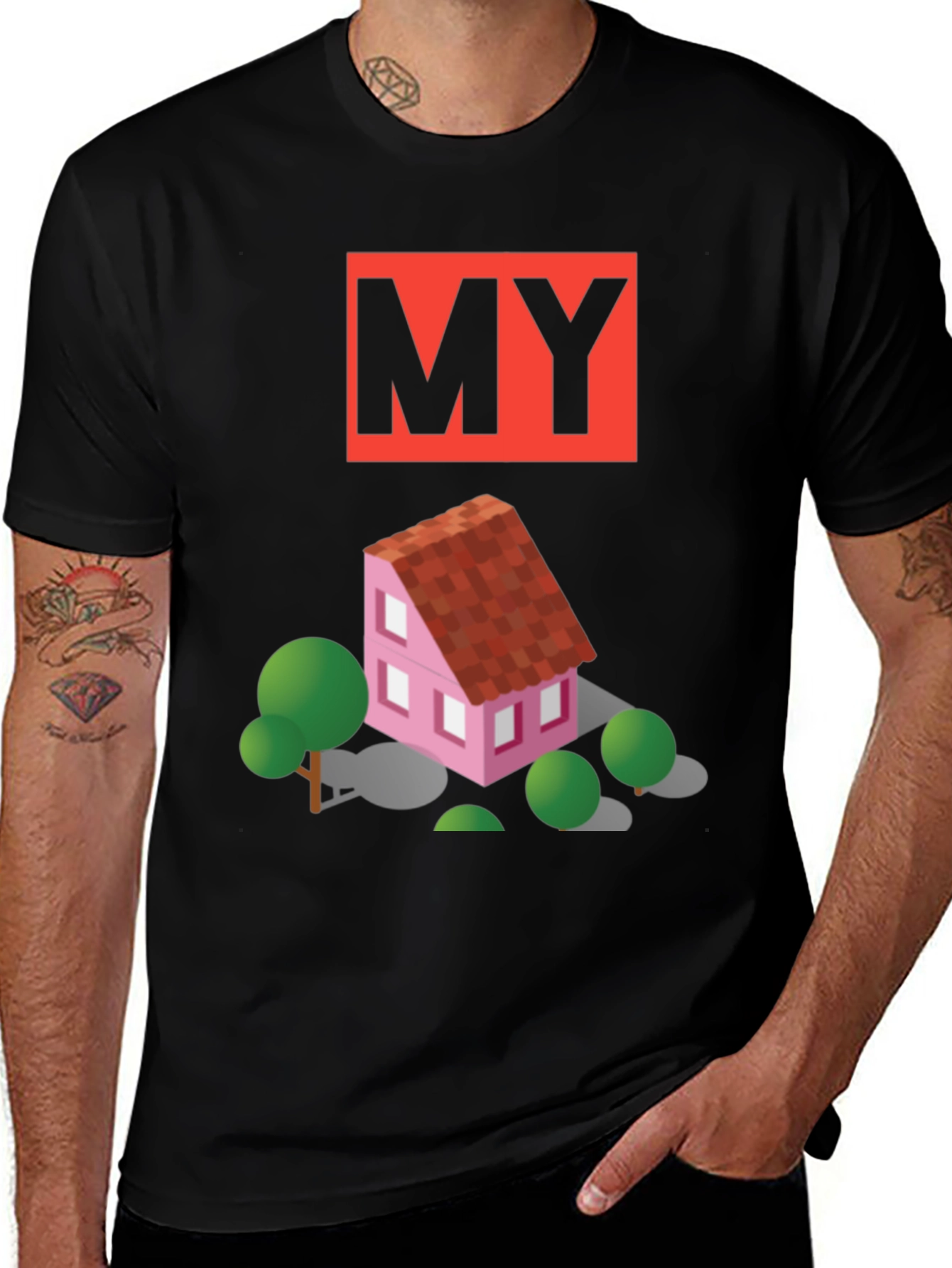 Variant 30 of My House Graphic Tee - Novelty T-Shirt