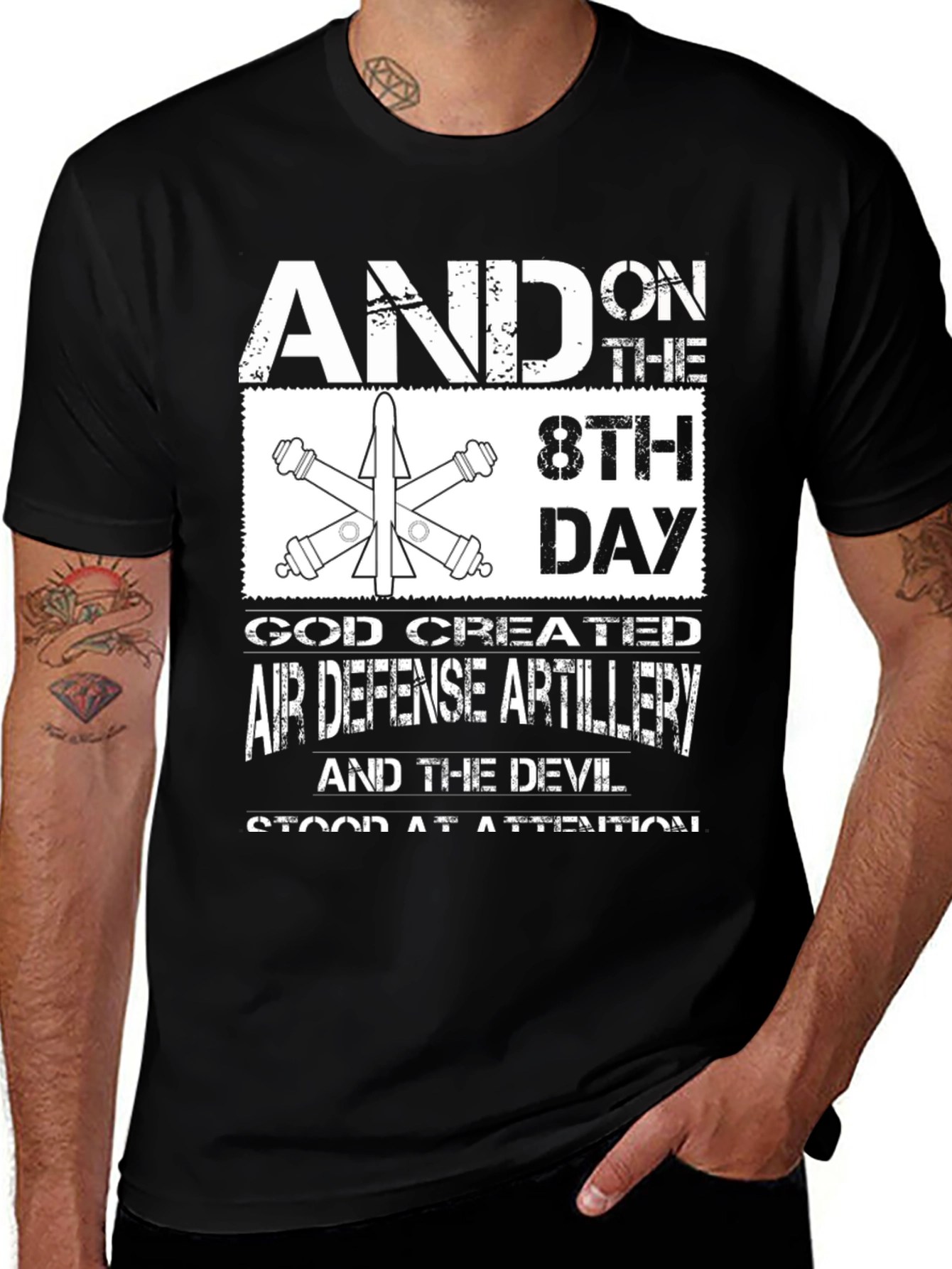 Variant 27 of Air Defense Artillery Graphic T-Shirt - 8th Day