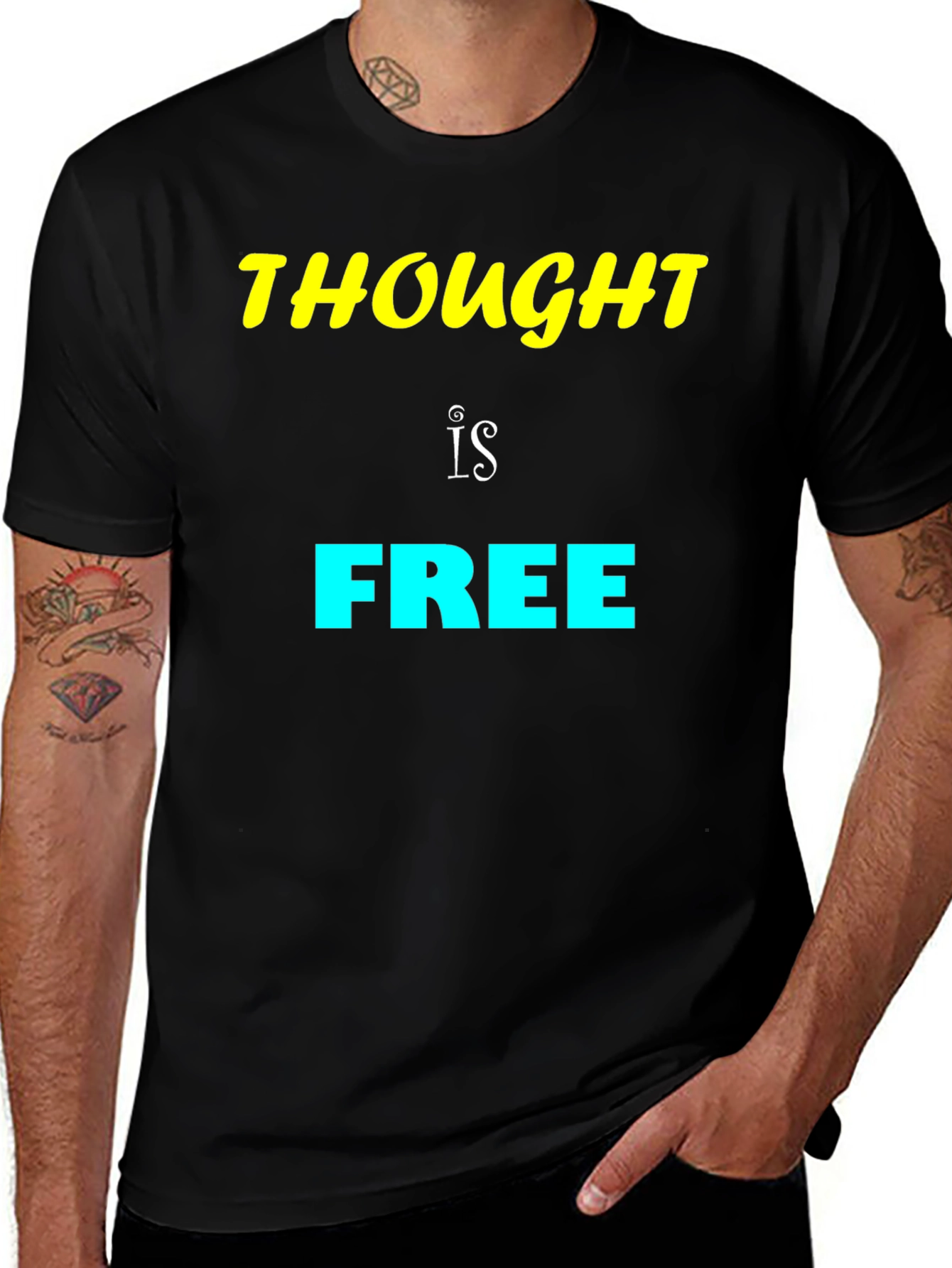 Variant 16 of Thought is Free Graphic Tee