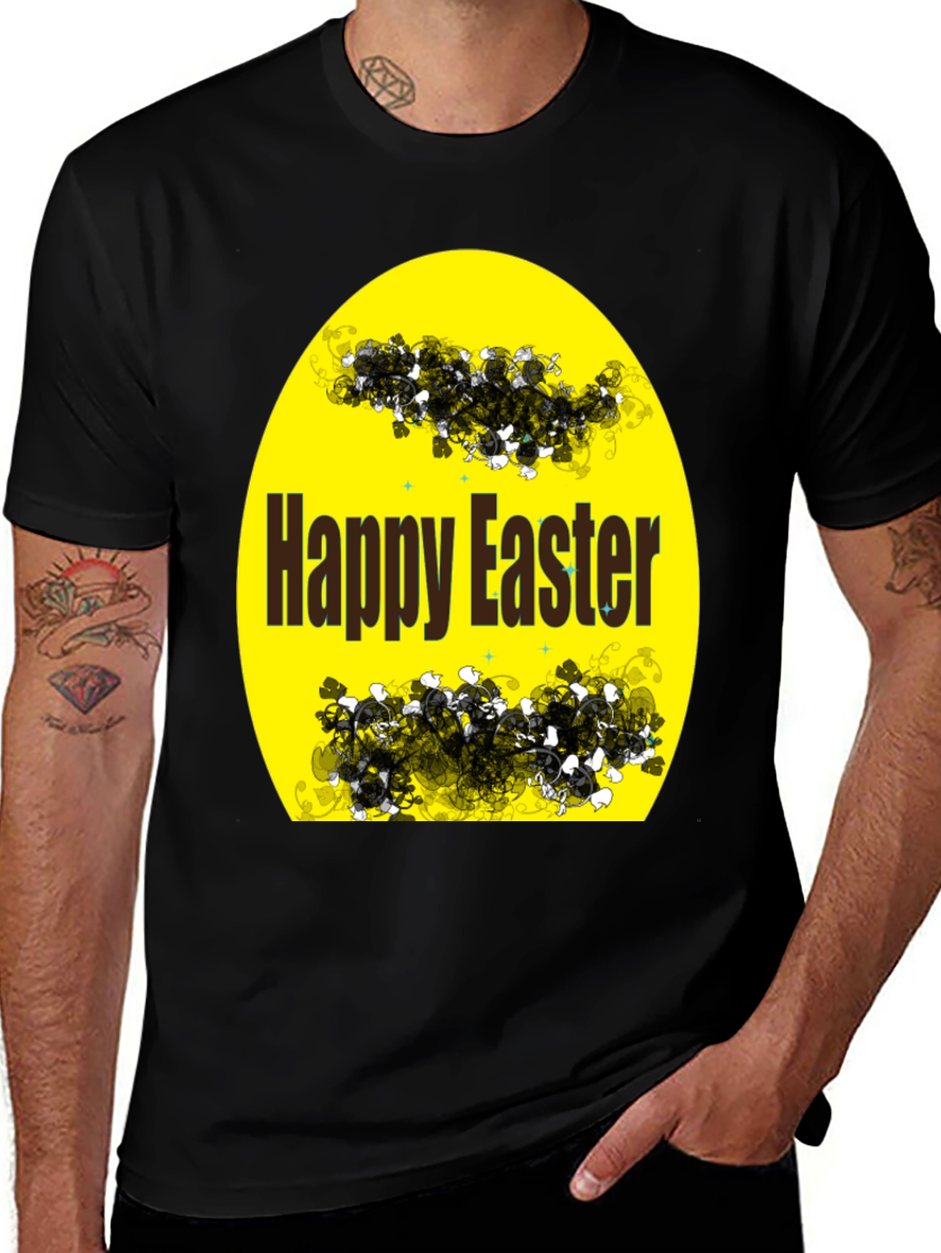Happy Easter Egg Graphic T-Shirt