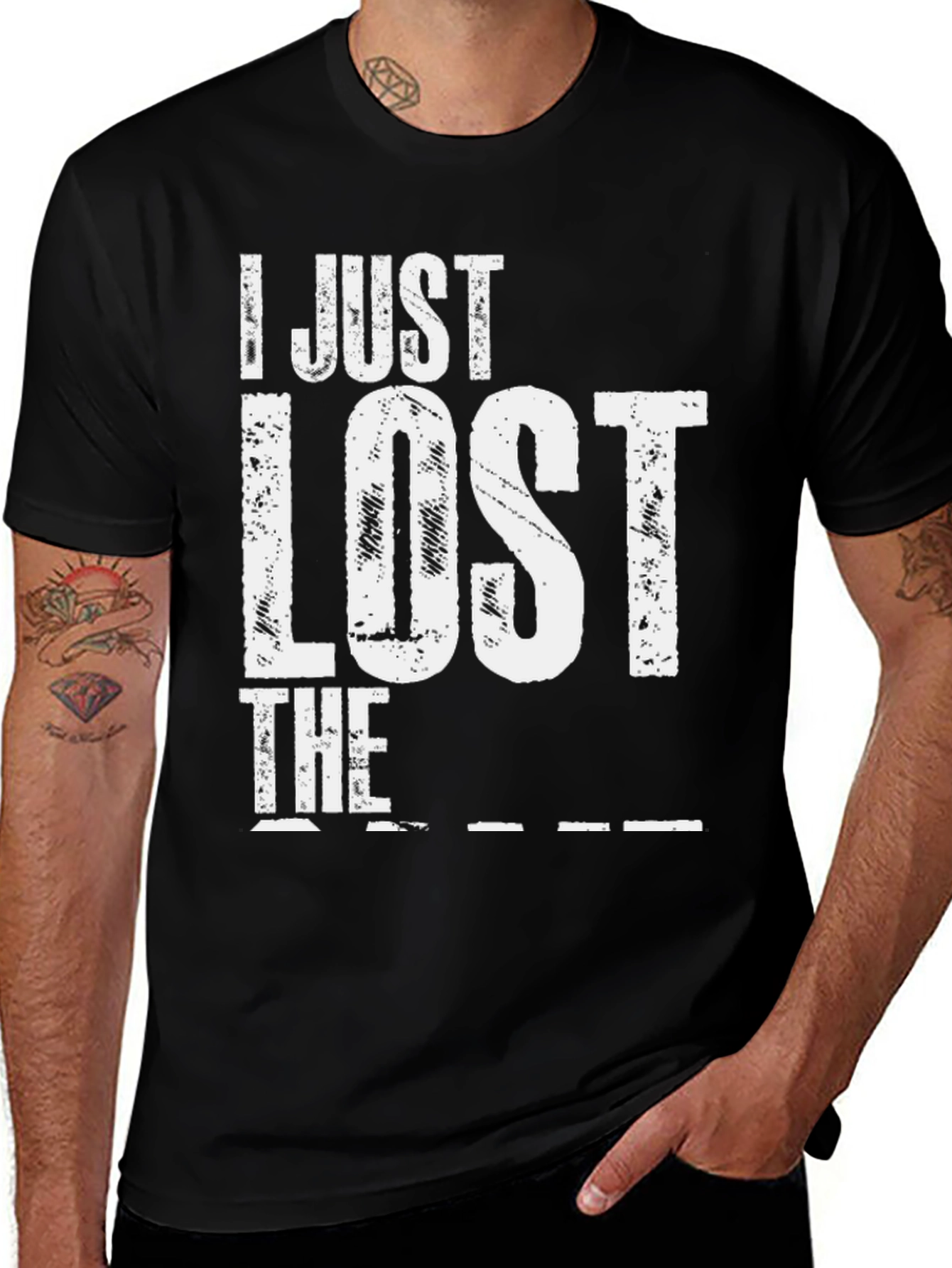 Variant 30 of I Just Lost The Game T-Shirt - Black