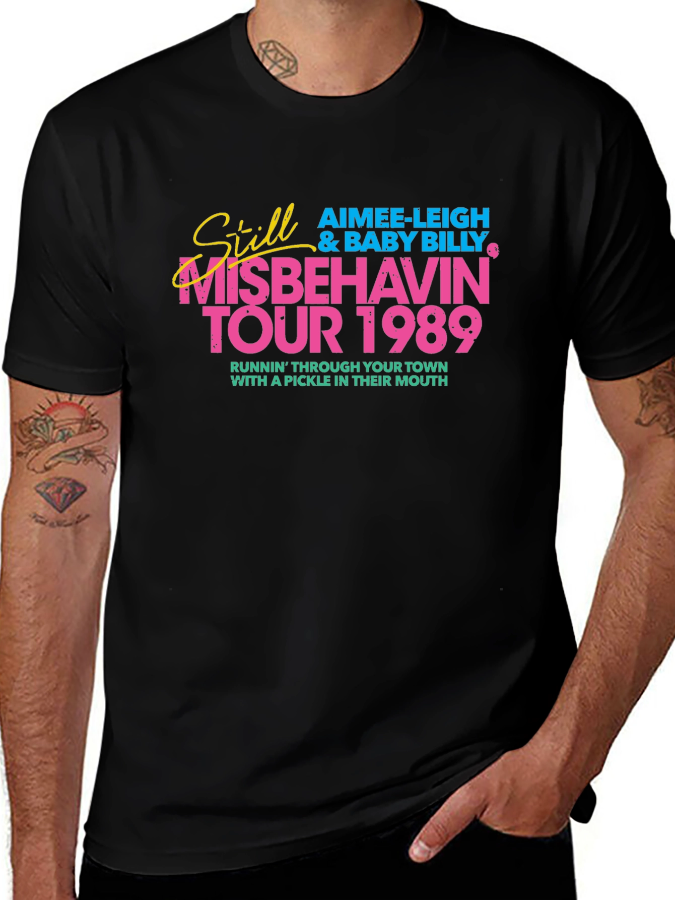 Variant 16 of Misbehavin' Tour 1989 T-Shirt