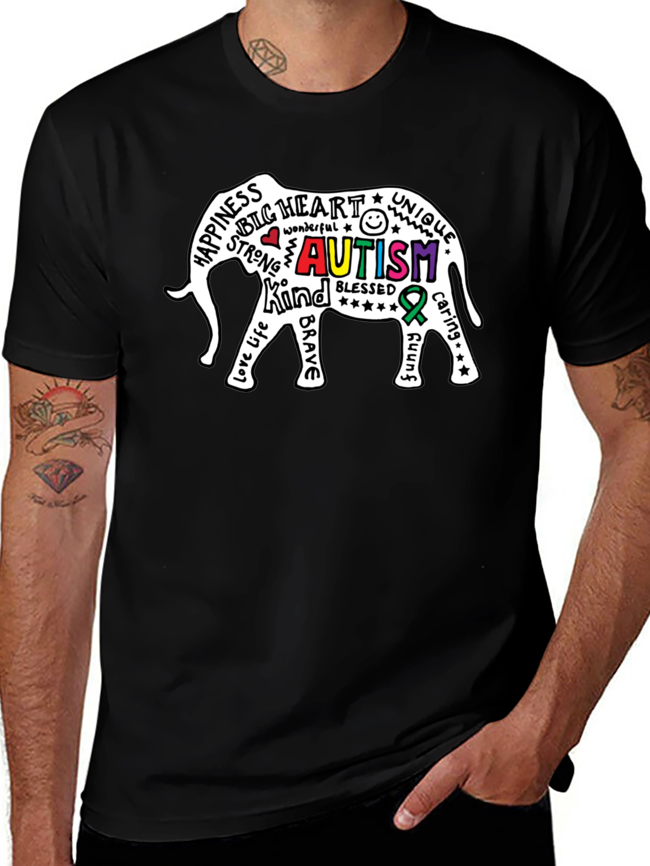Autism Awareness Elephant T-Shirt