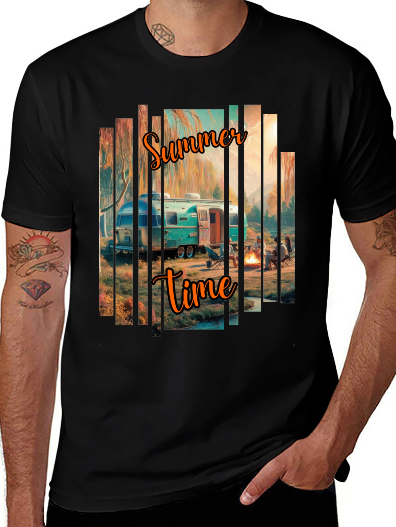 Variant 4 of Summer Time Camping T-Shirt