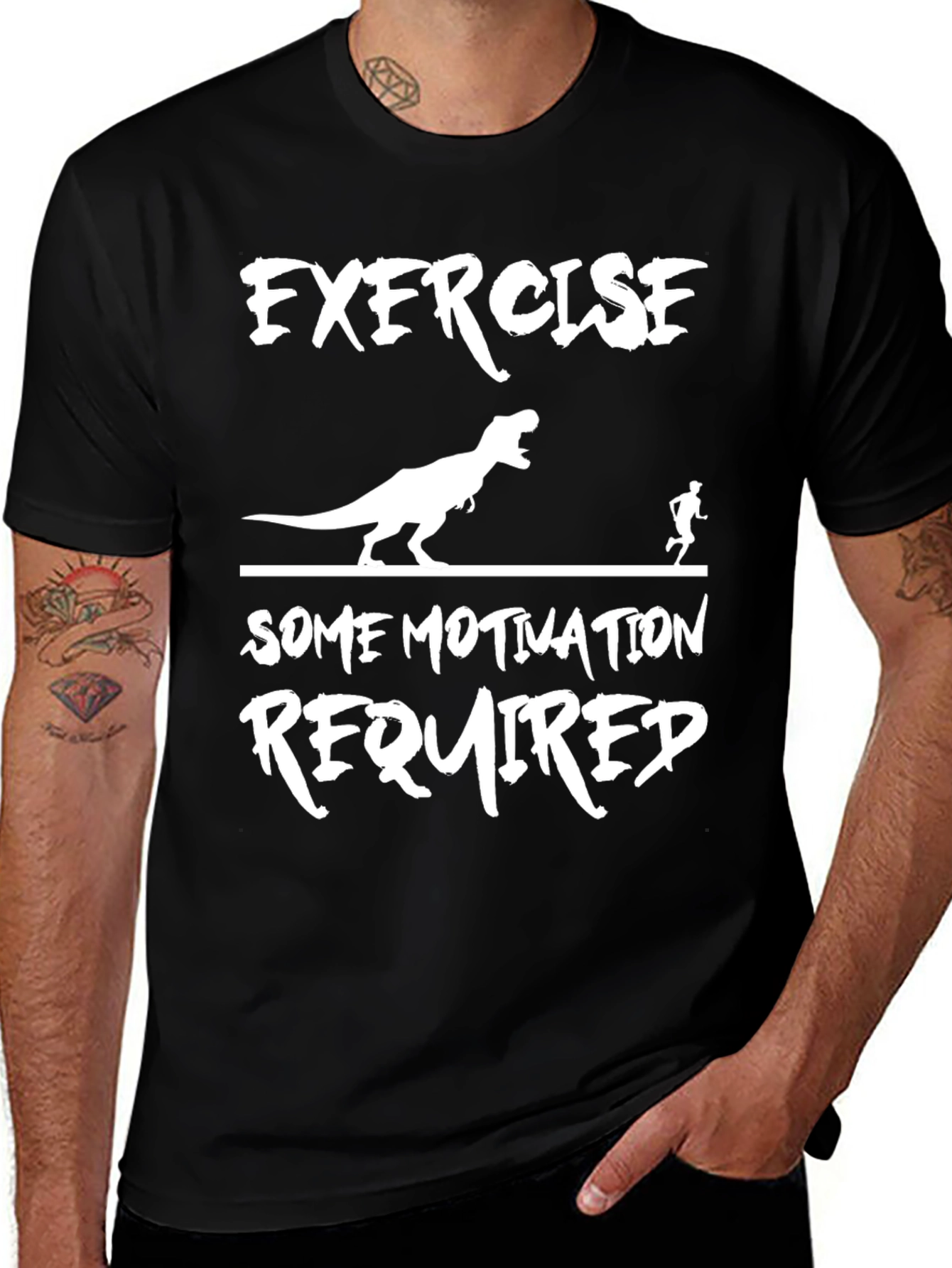 Variant 11 of Motivational Exercise T-Shirt
