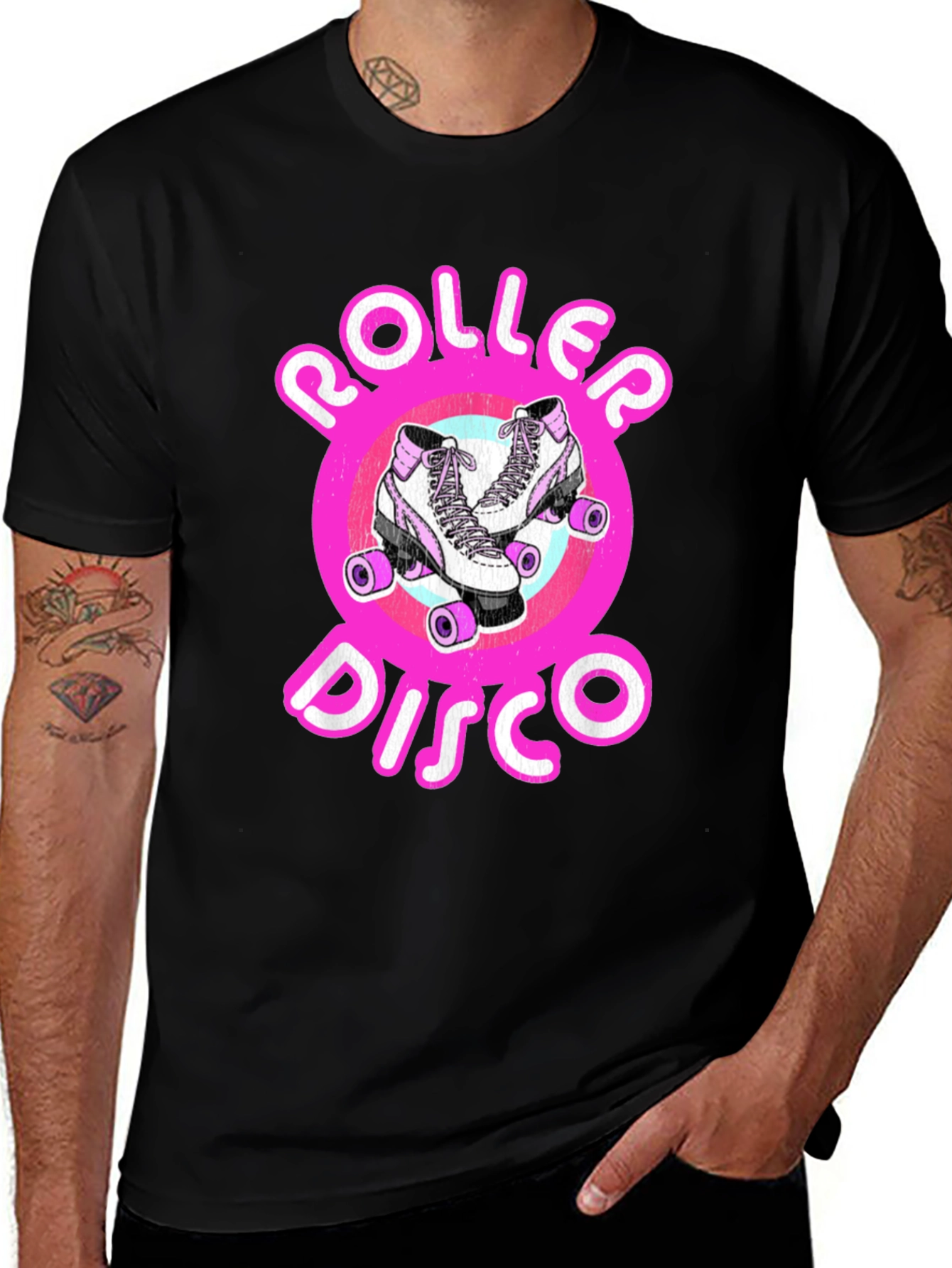 Roller Disco T-Shirt - Retro Skate Design