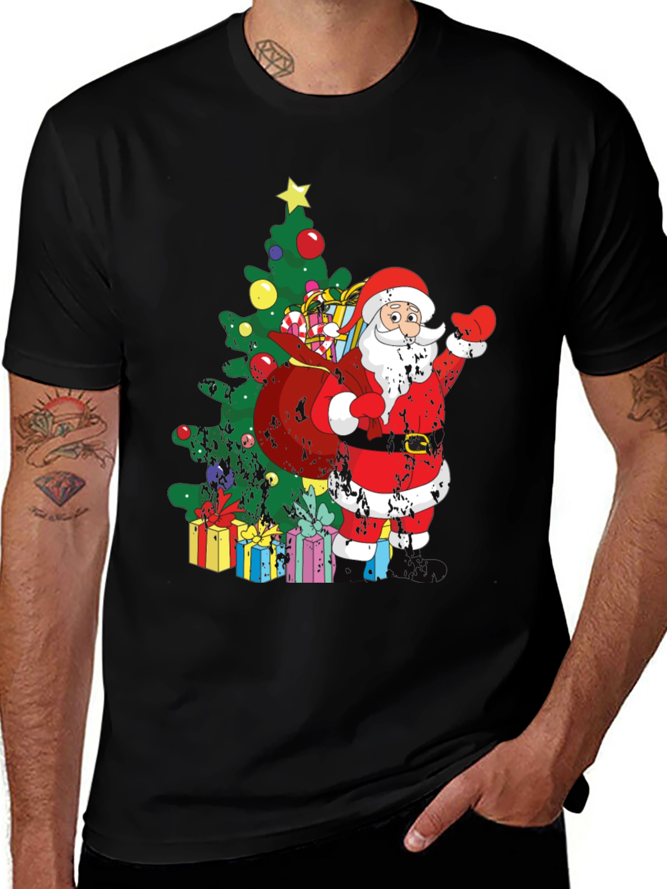 Festive Santa Christmas T-Shirt