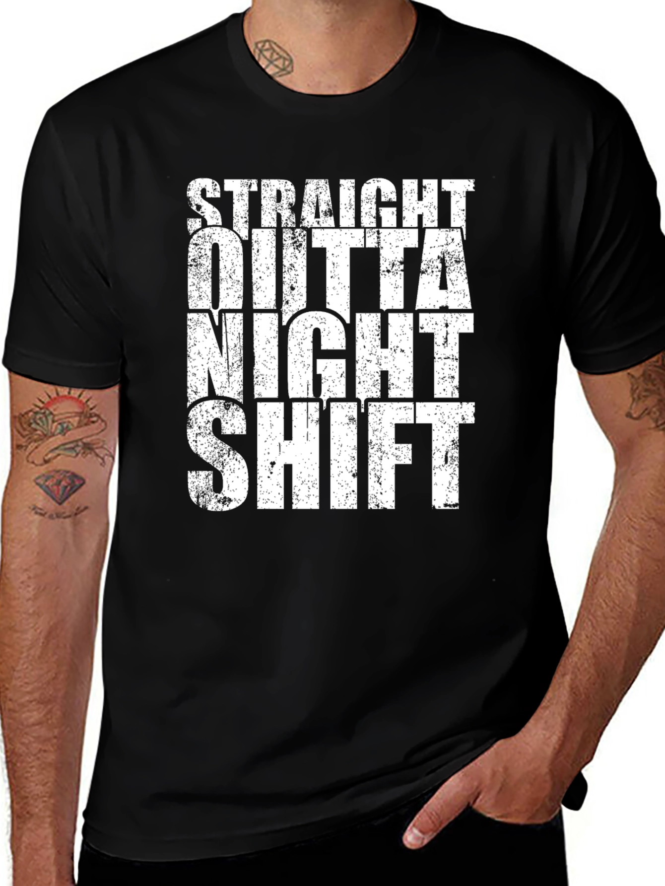 Variant 9 of Straight Outta Night Shift T-Shirt