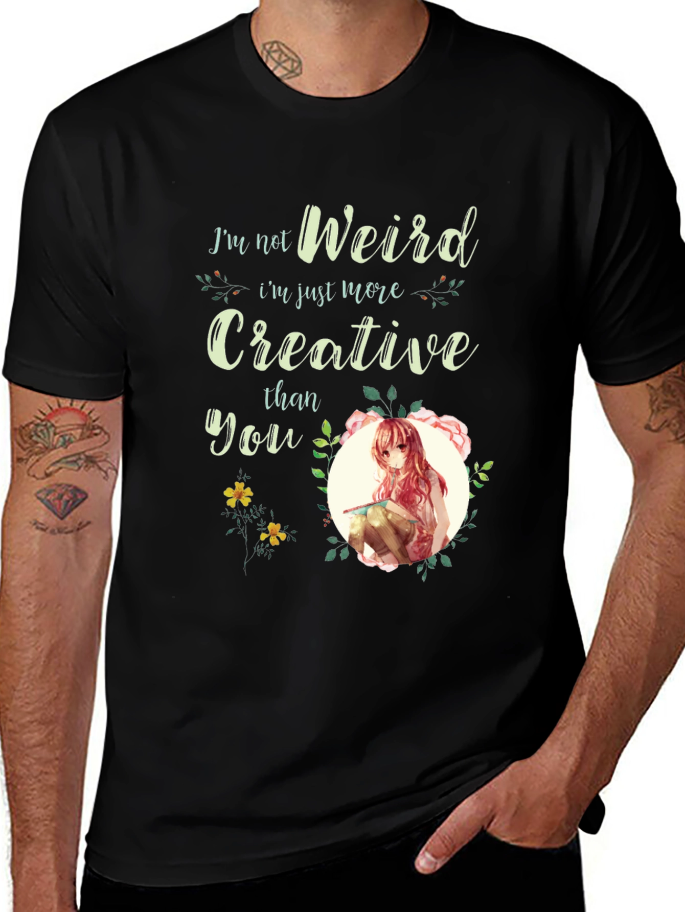 Variant 8 of Creative Anime Art T-Shirt