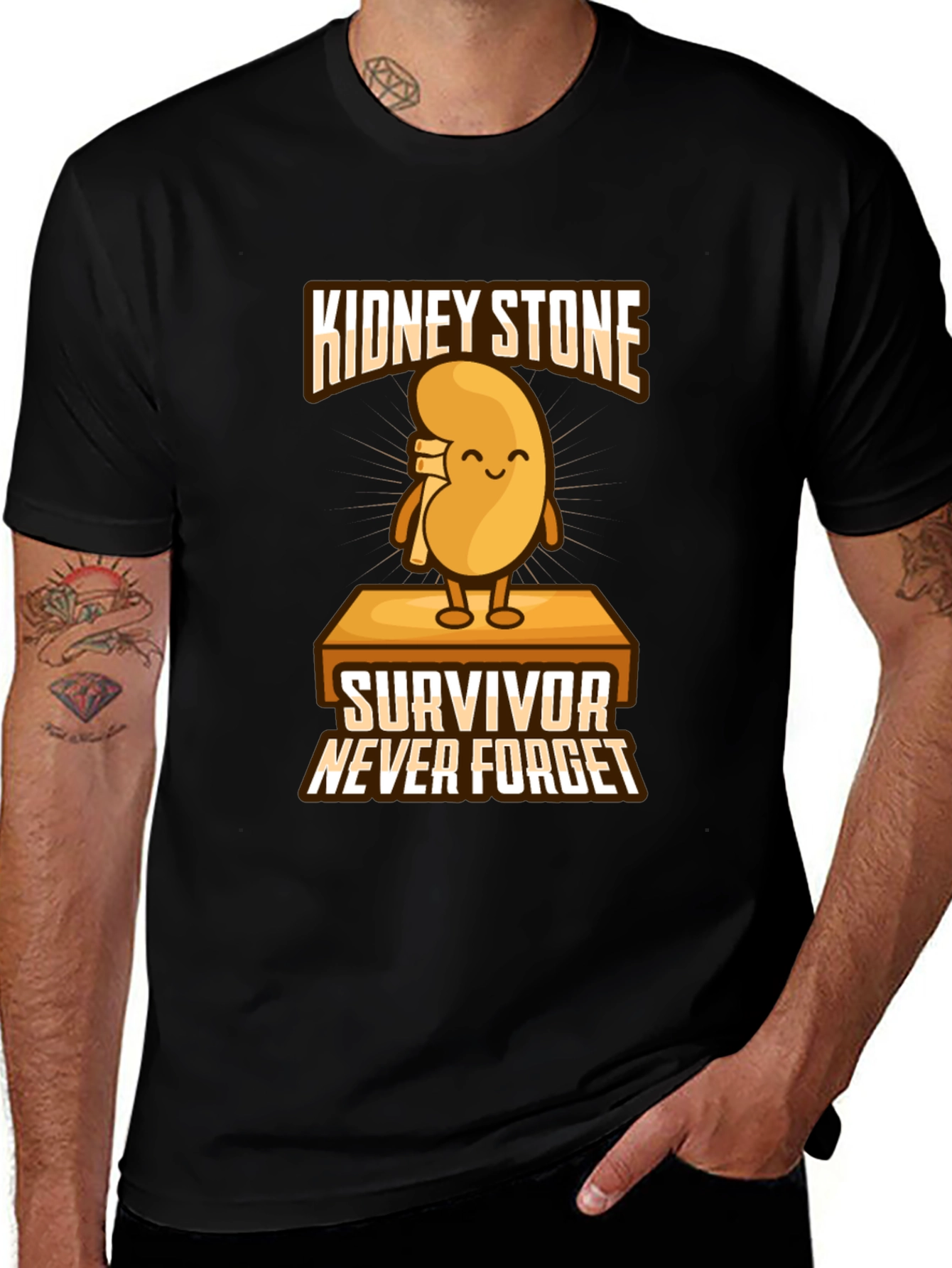Variant 21 of Kidney Stone Survivor T-Shirt