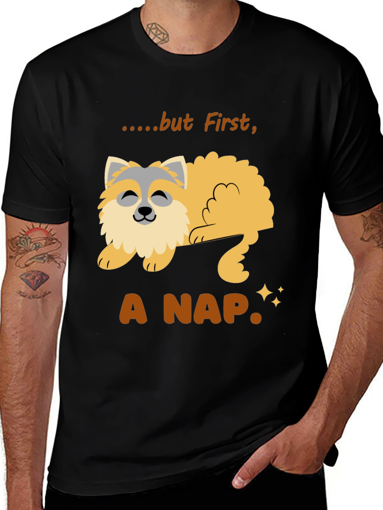 But First, A Nap T-Shirt - Dog Lover Tee