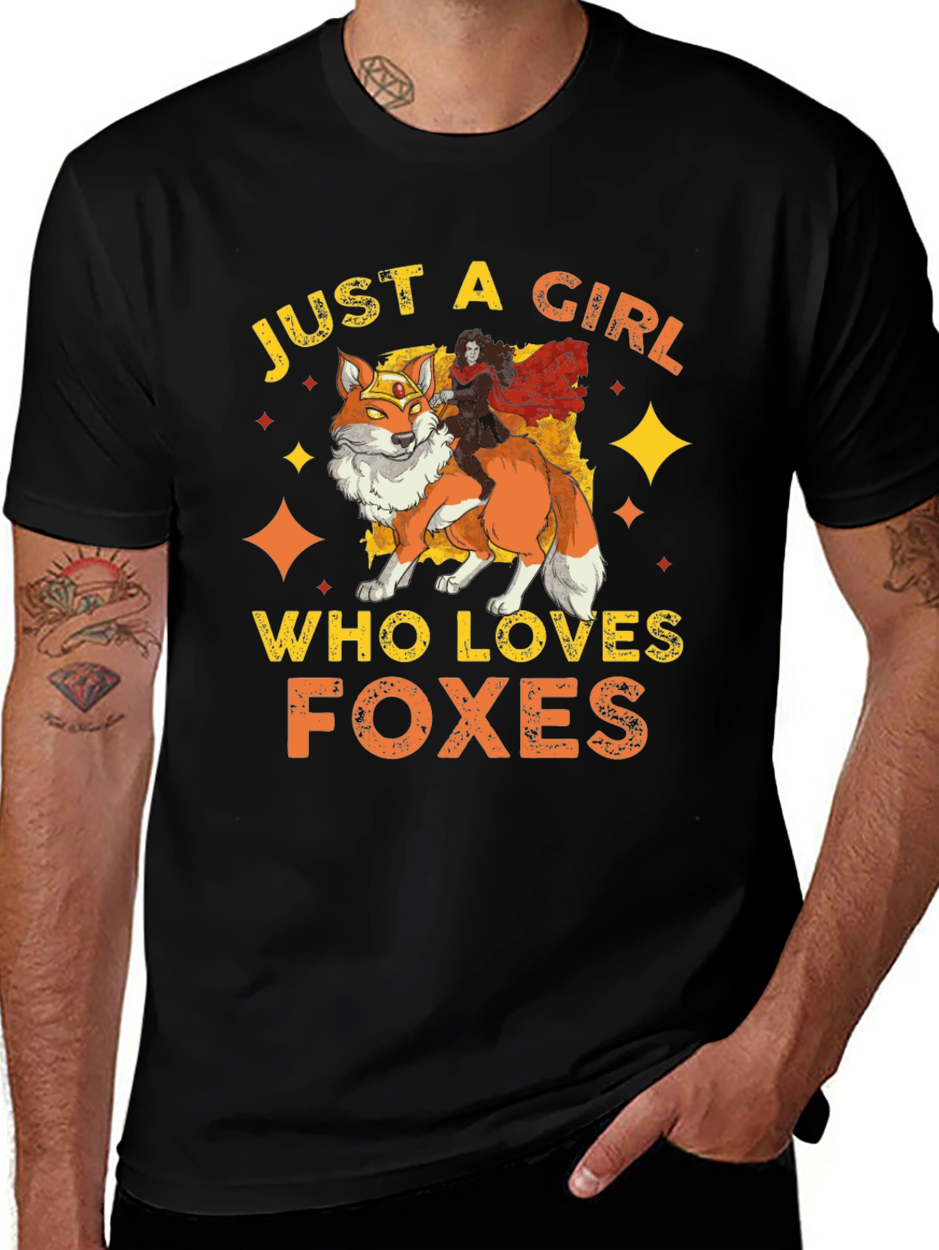 Variant 18 of Just a Girl Who Loves Foxes T-Shirt