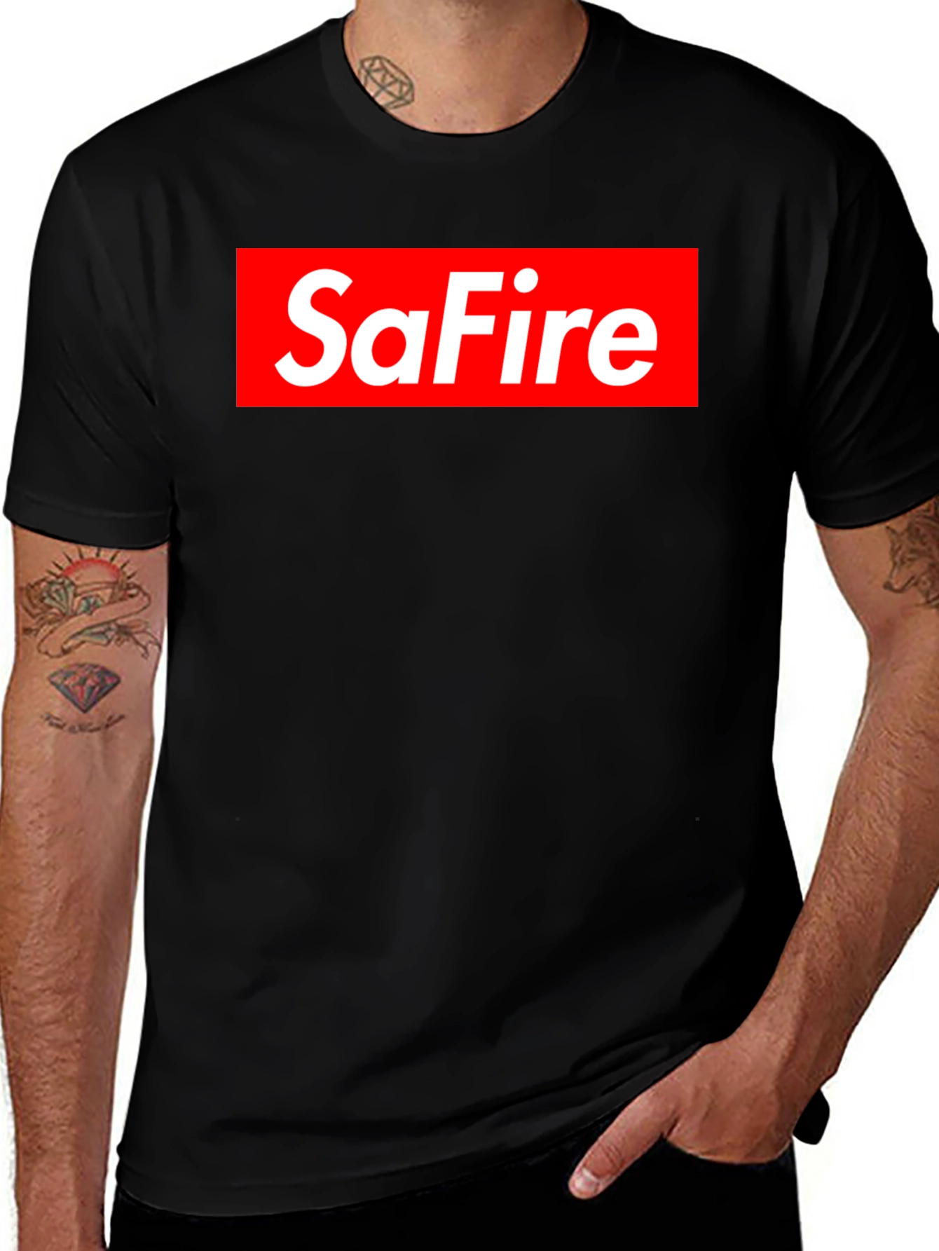 Variant 11 of SaFire Graphic Tee - Bold & Stylish
