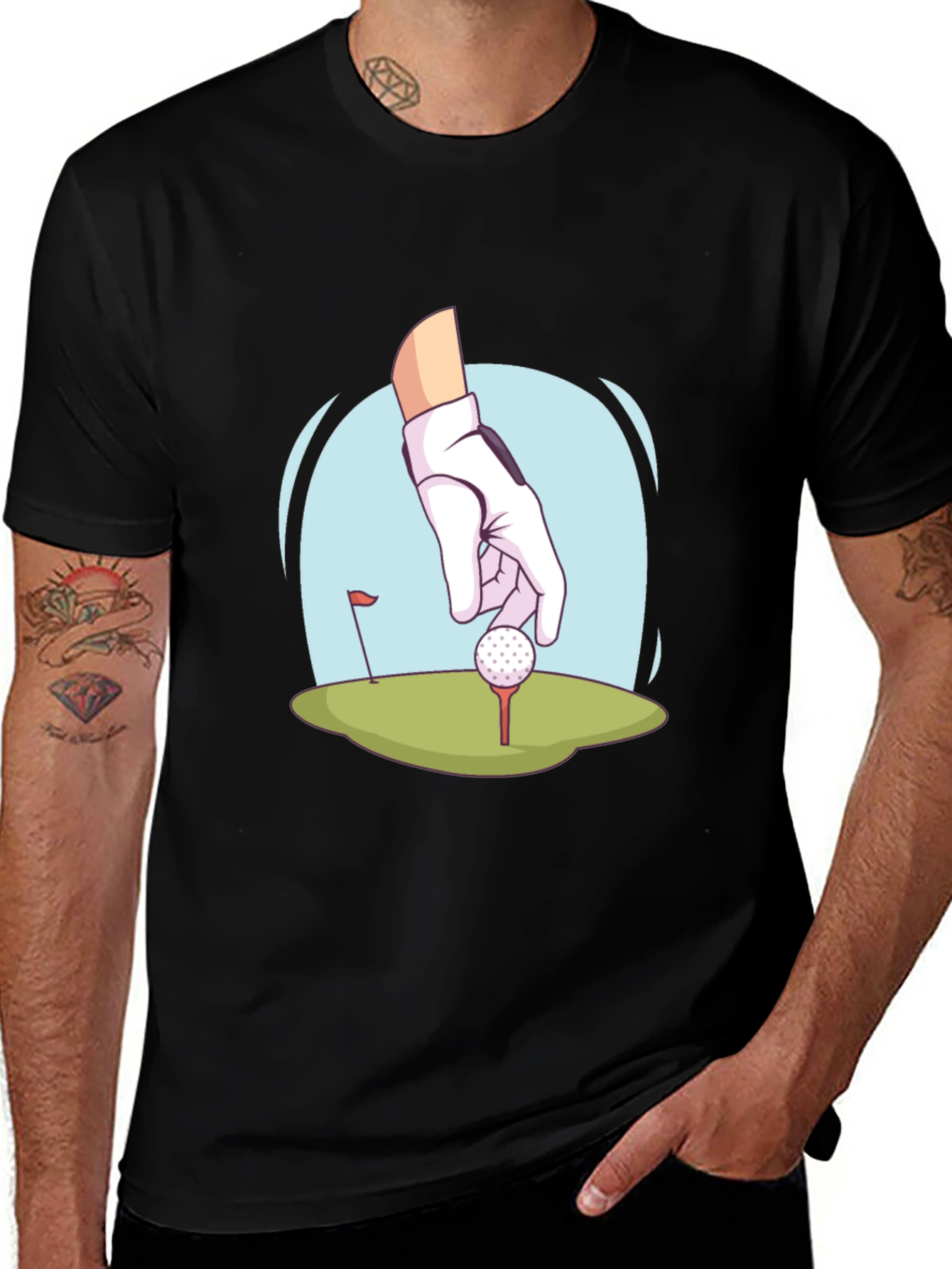 Variant 26 of Golf Hand T-Shirt - Stylish Tee for Golf Lovers