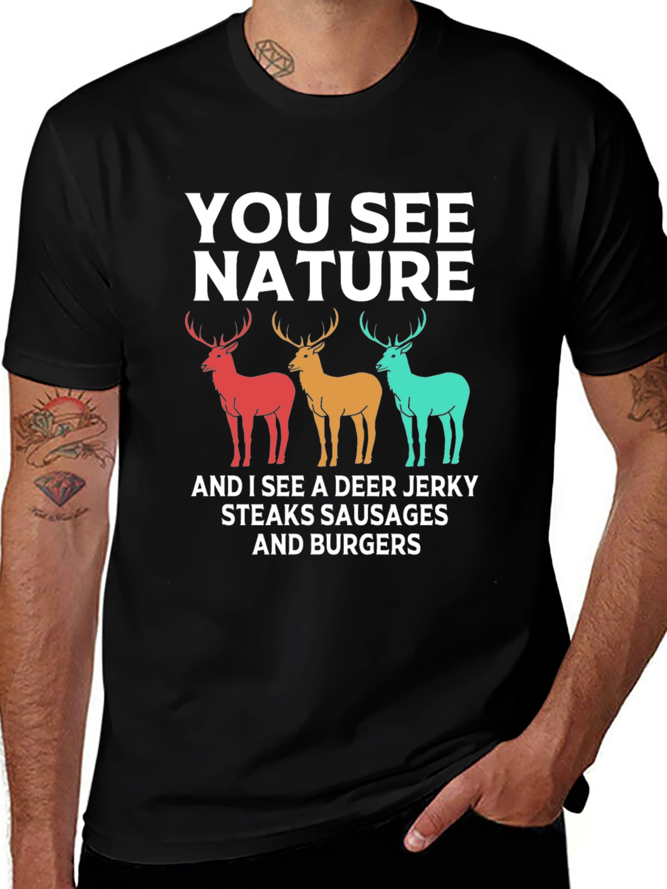 Variant 16 of Deer Jerky T-Shirt - Hunting Season Tee