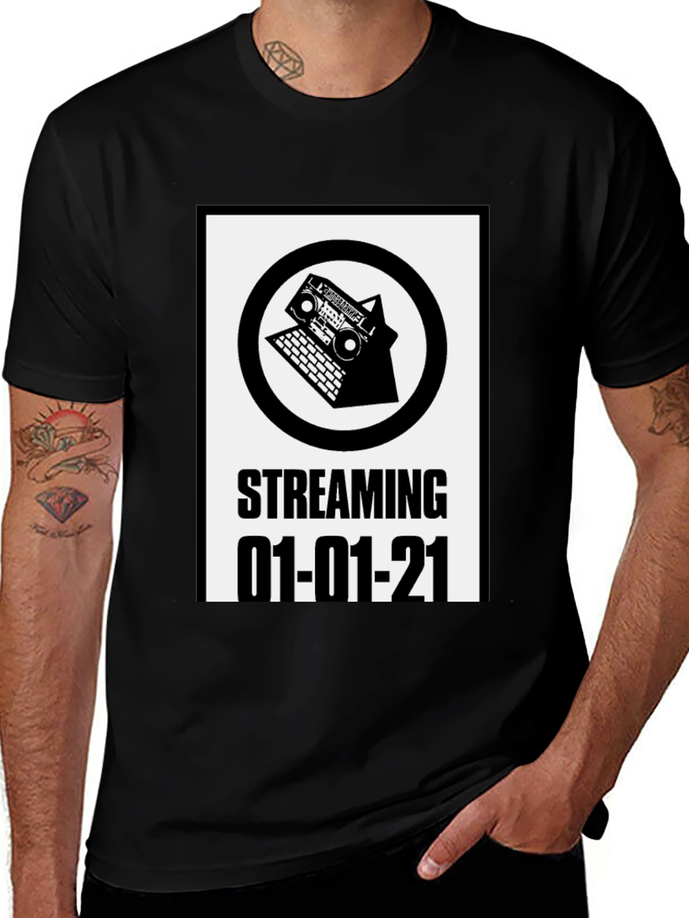 Variant 23 of Streaming 01-01-21 Graphic T-Shirt
