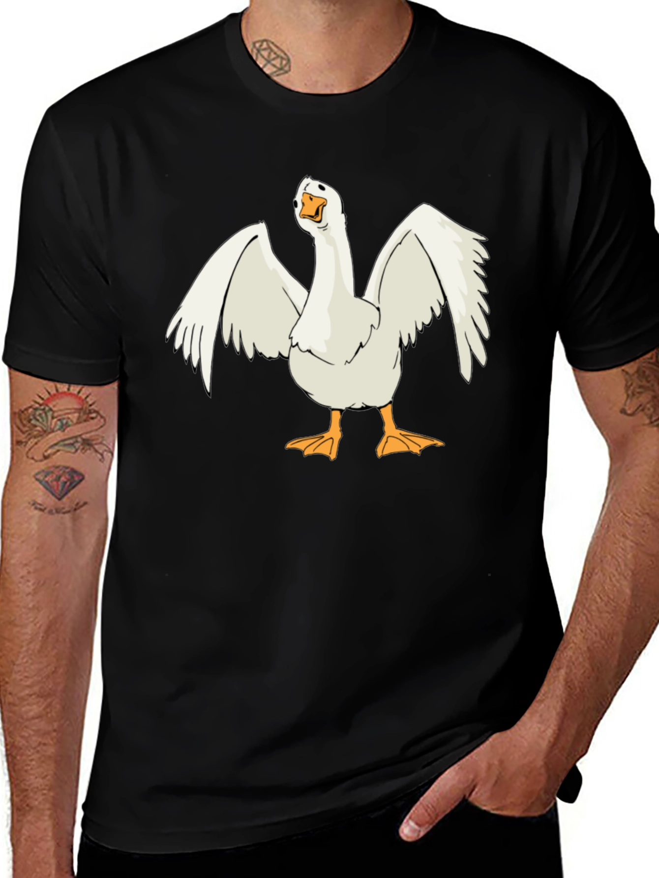 Variant 11 of Goose Graphic Tee - Funny Bird Lover Shirt