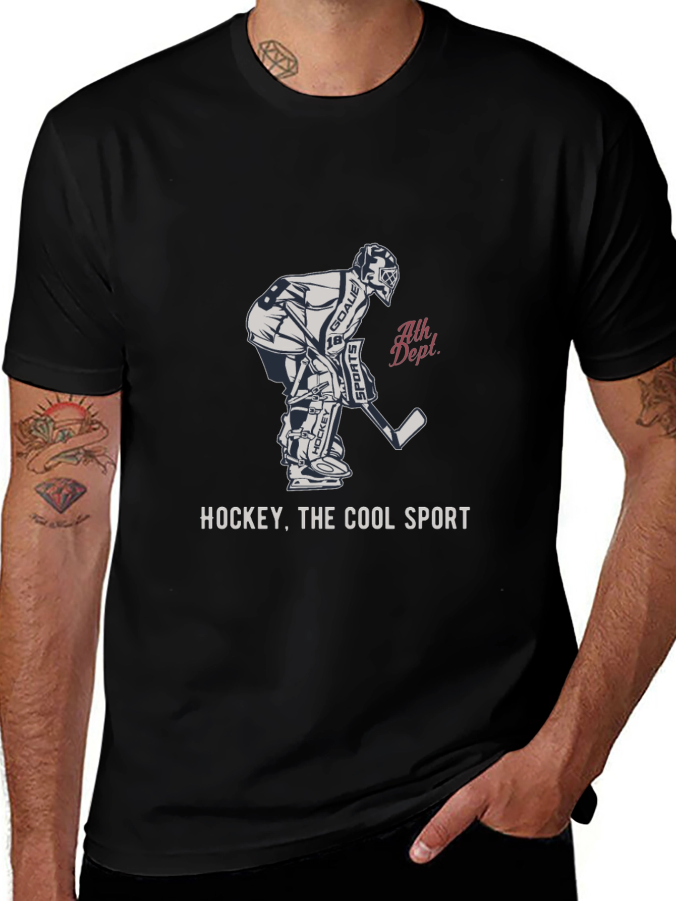 Variant 13 of Hockey Goalie Graphic Tee - Cool Sports T-Shirt