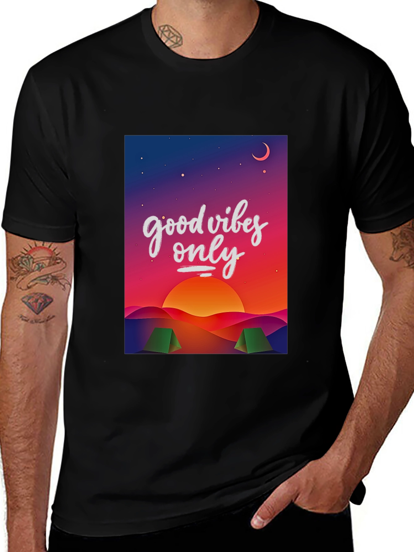 Variant 26 of Good Vibes Only Graphic Tee