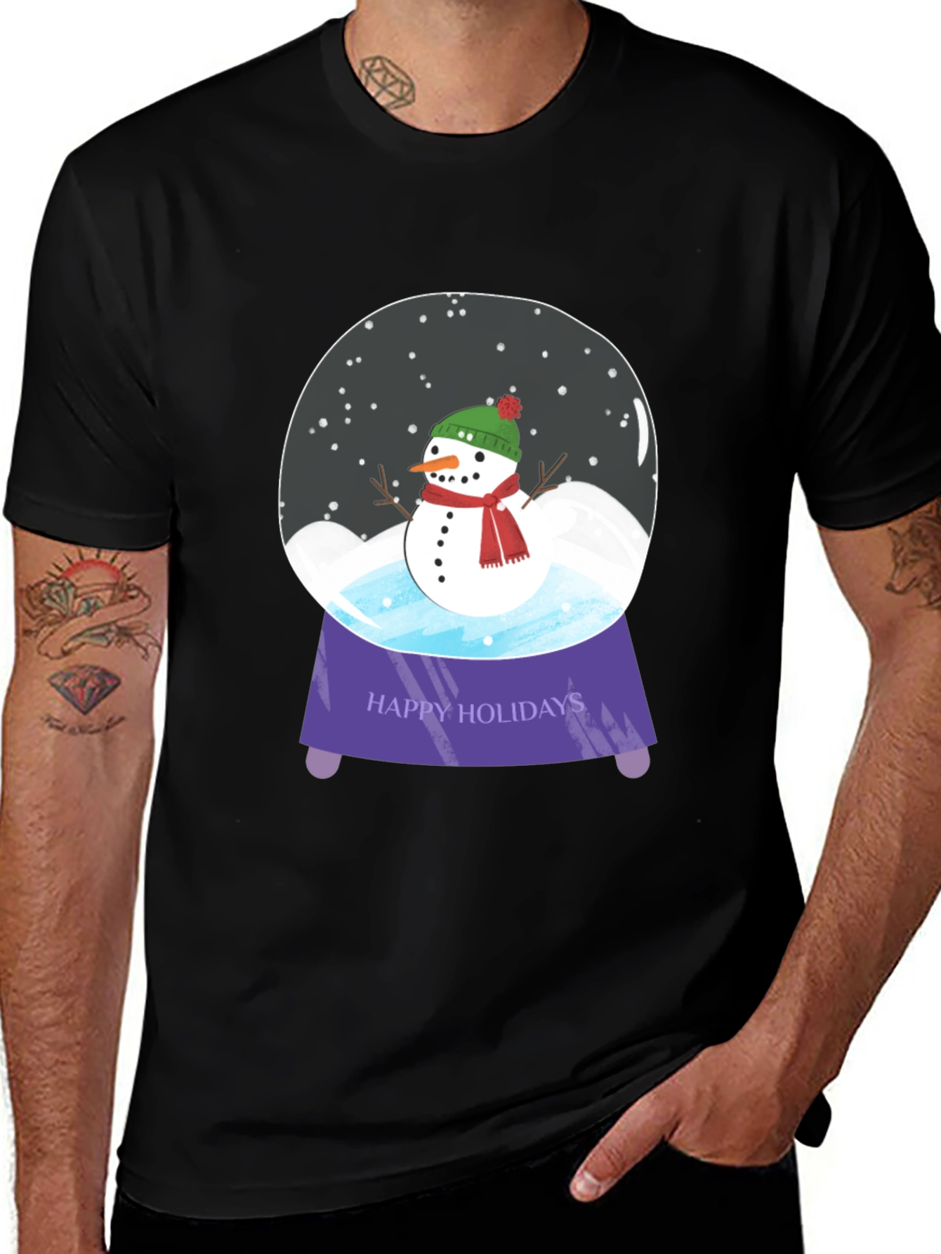 Holiday Snow Globe Graphic Tee