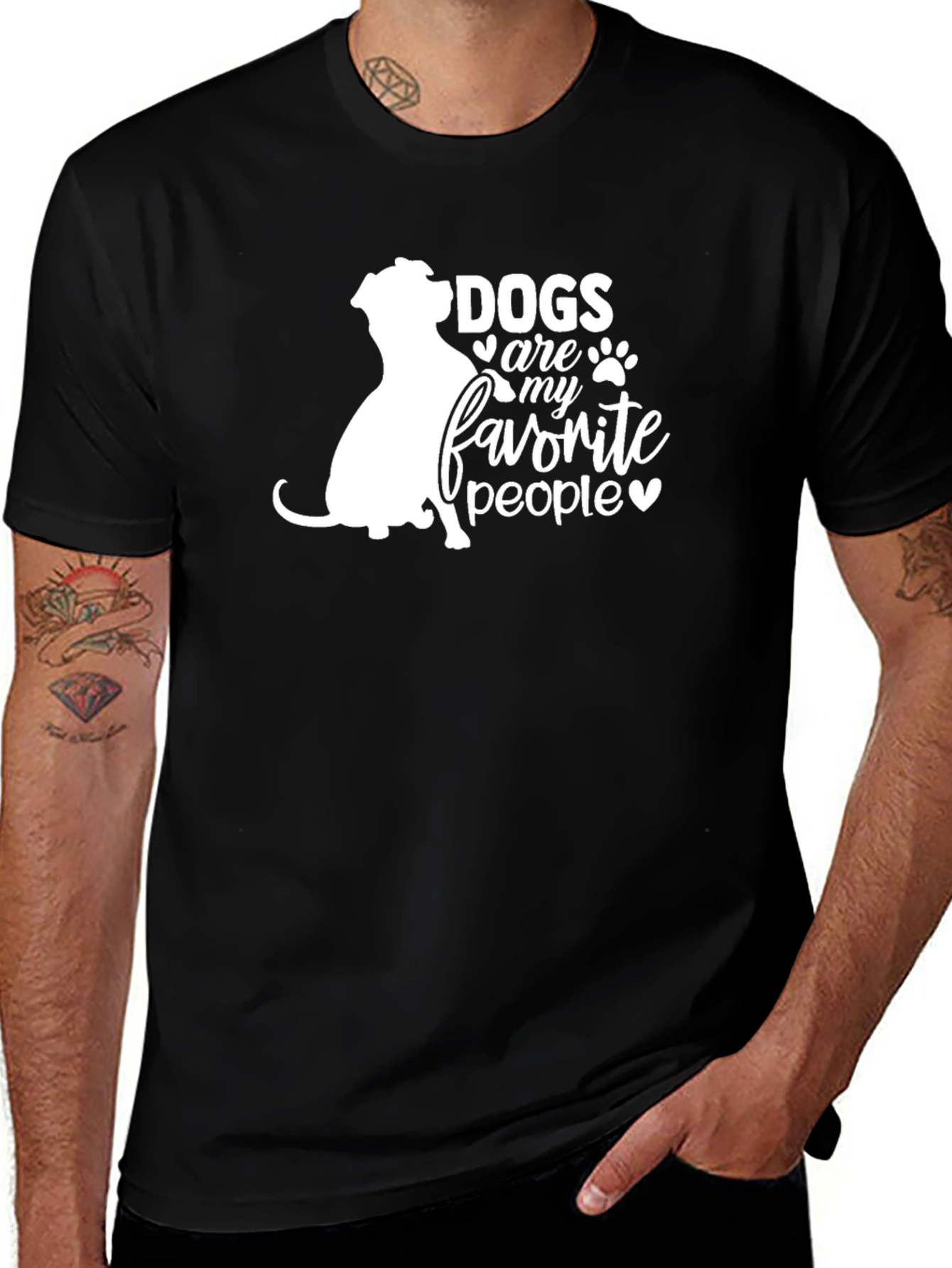 Variant 7 of Dogs Are My Favorite People T-Shirt