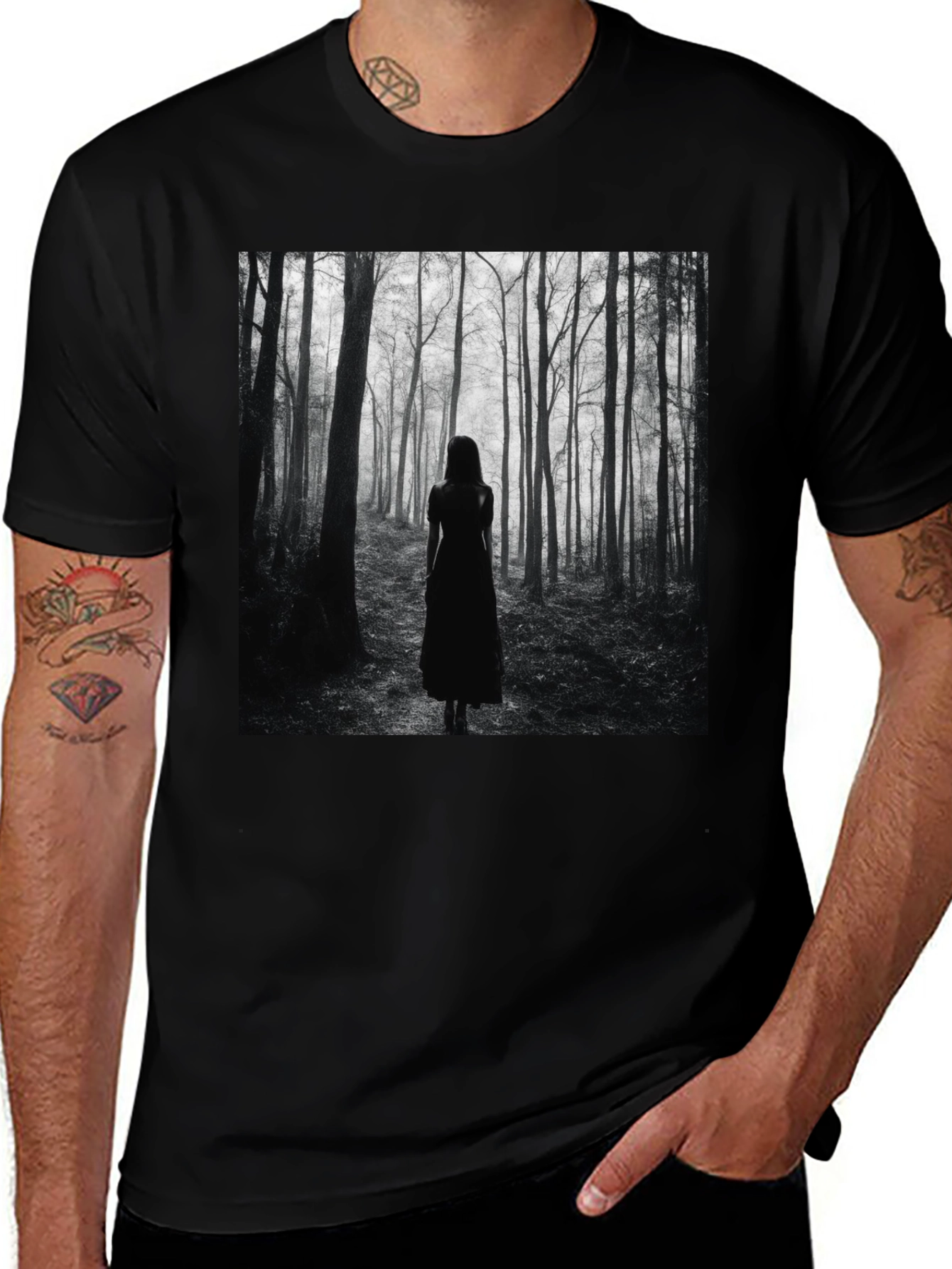 Variant 22 of Eerie Forest Graphic Tee