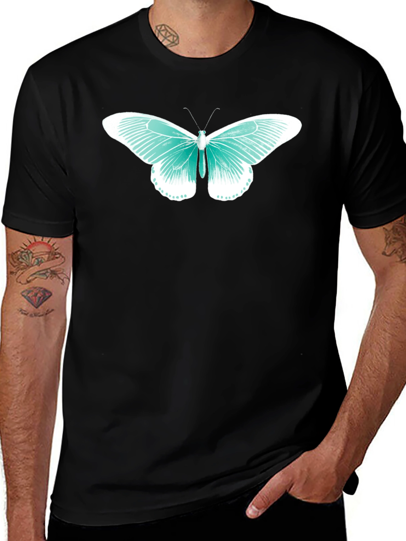 Variant 24 of Butterfly Graphic Tee - Stylish Casual Wear