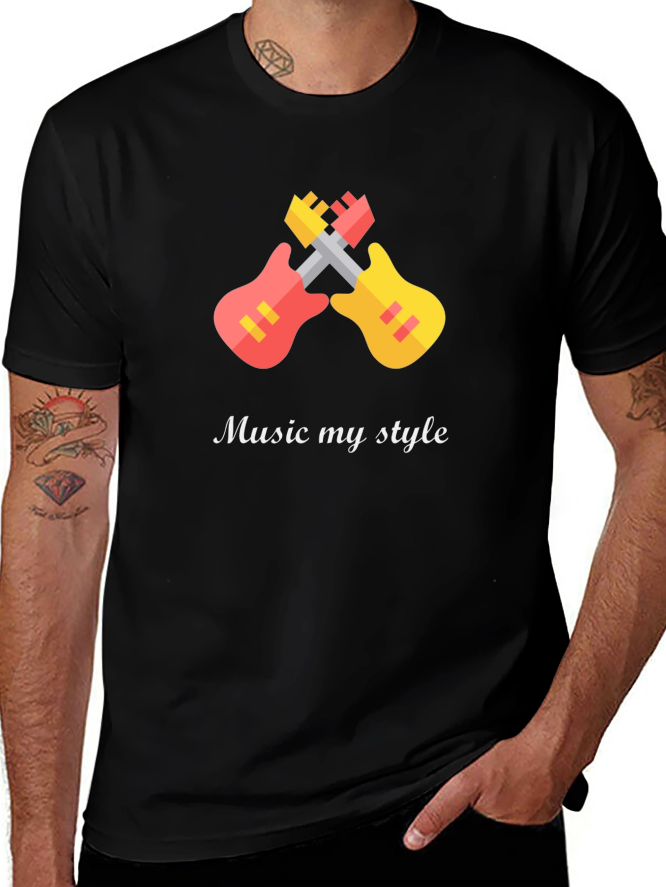Variant 20 of Music My Style Graphic T-Shirt