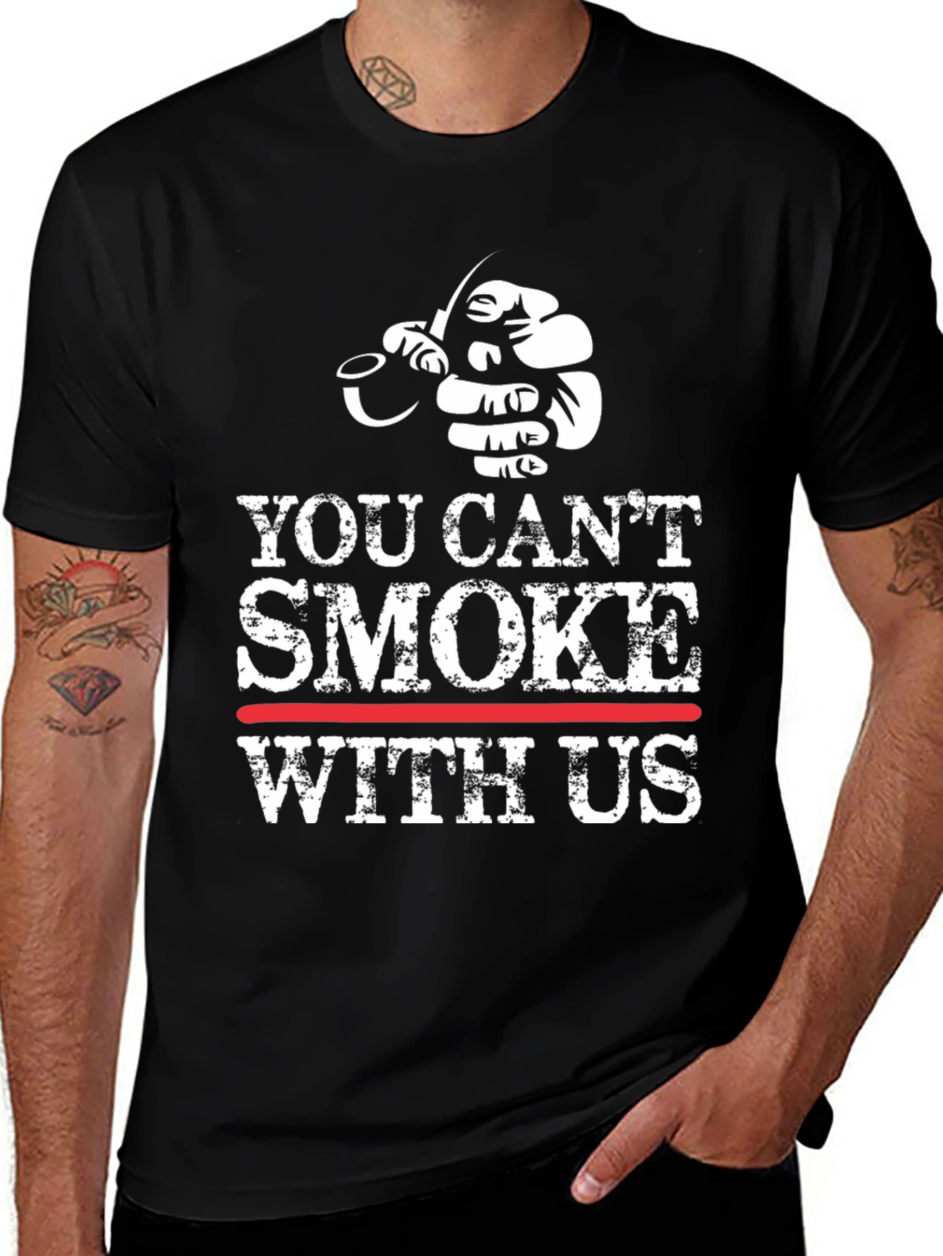 Variant 19 of You Can't Smoke With Us Graphic Tee
