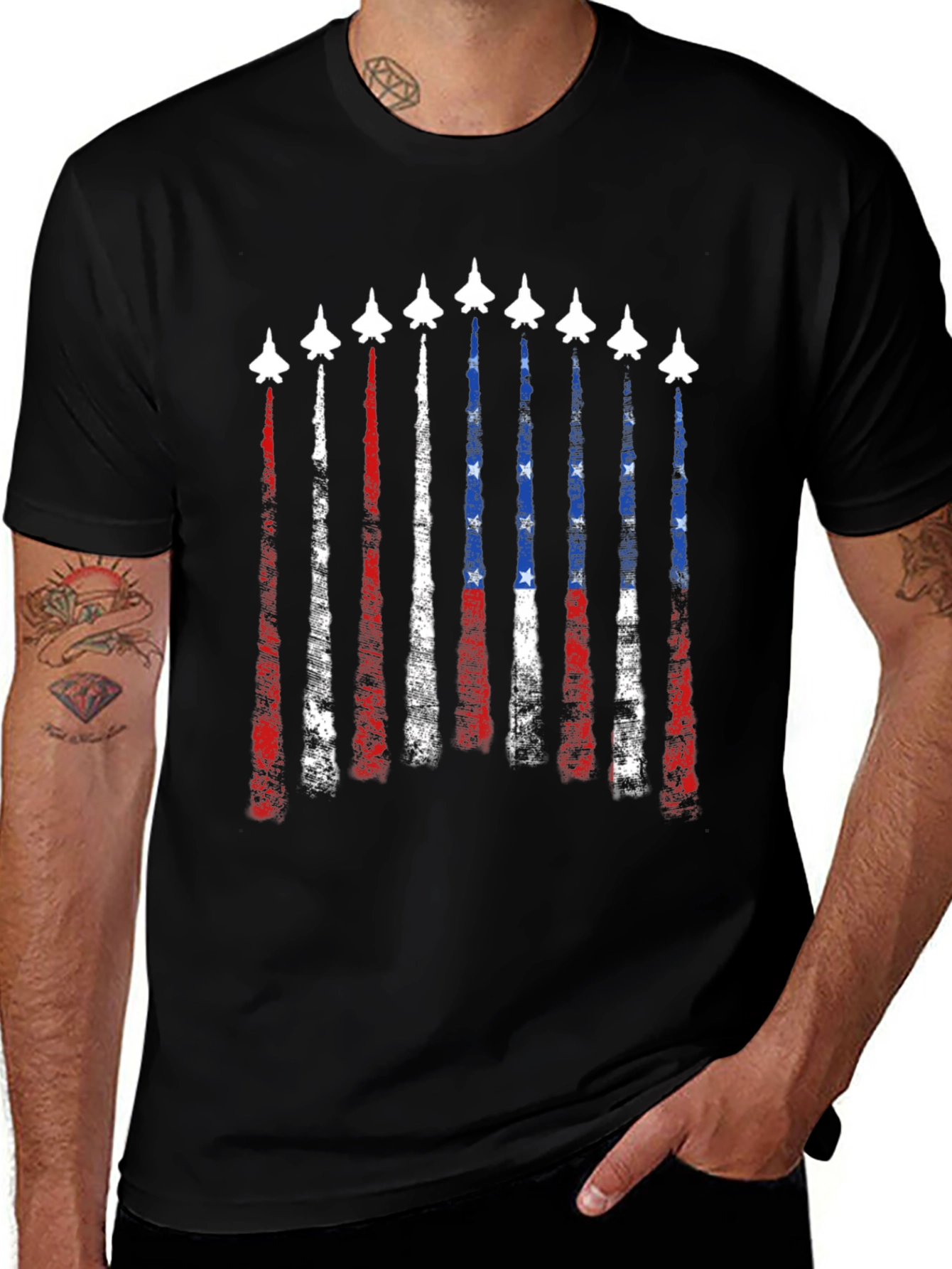 Patriotic Jet Stream T-Shirt