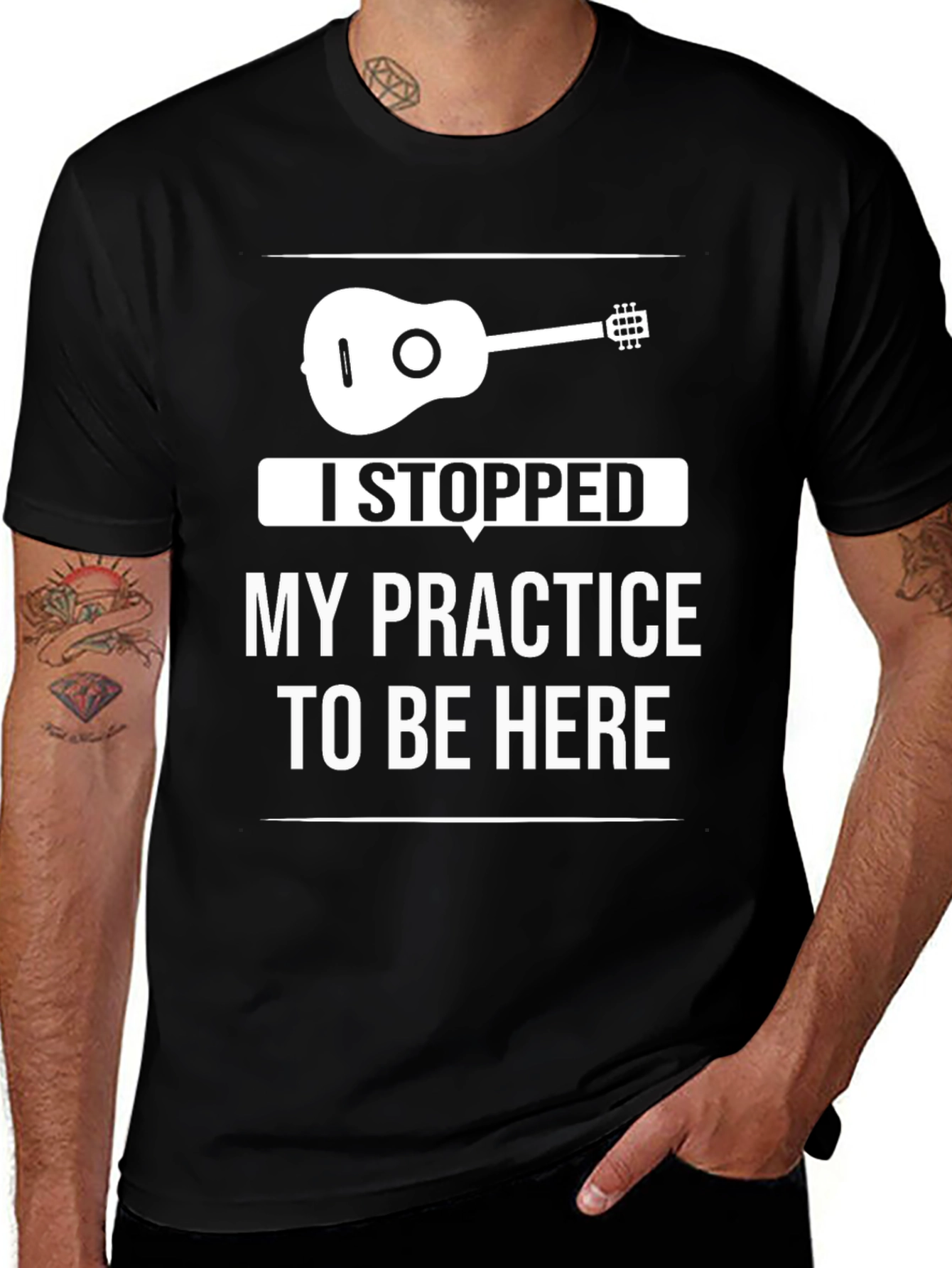 Variant 30 of Funny Guitar Practice T-Shirt