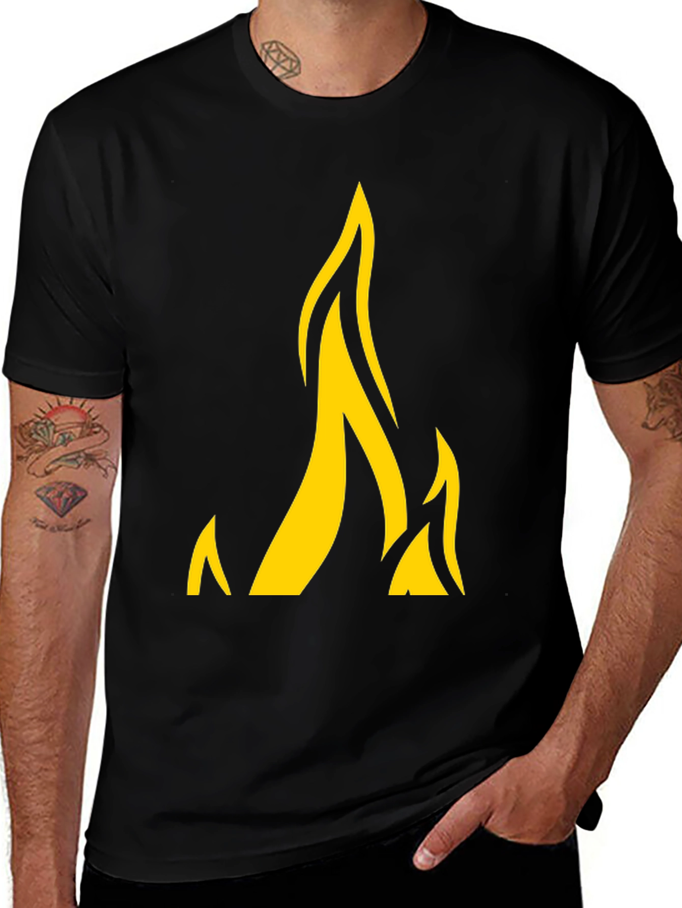 Variant 26 of Bold Flame Graphic T-Shirt