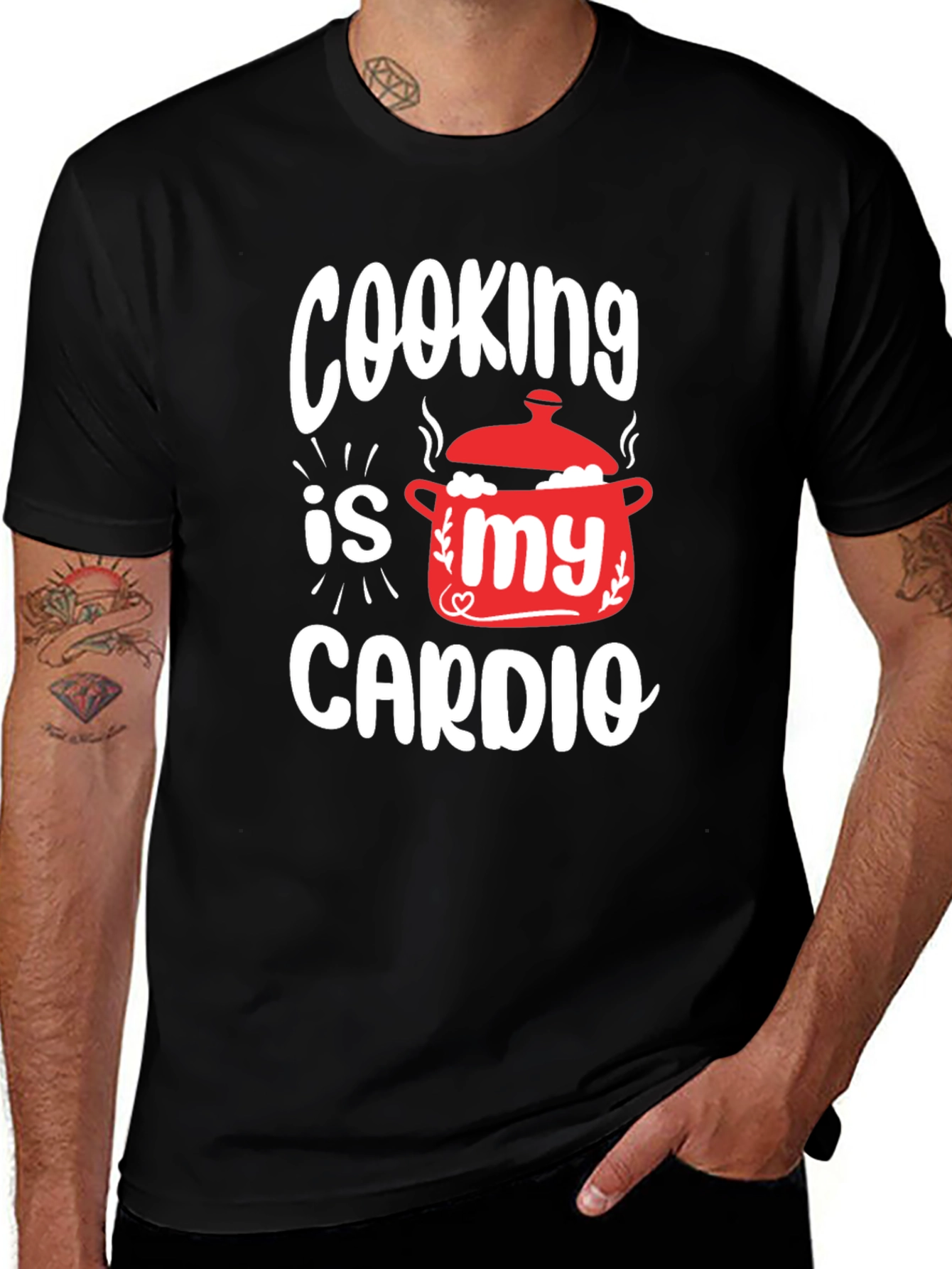 Variant 21 of Cooking is My Cardio T-Shirt