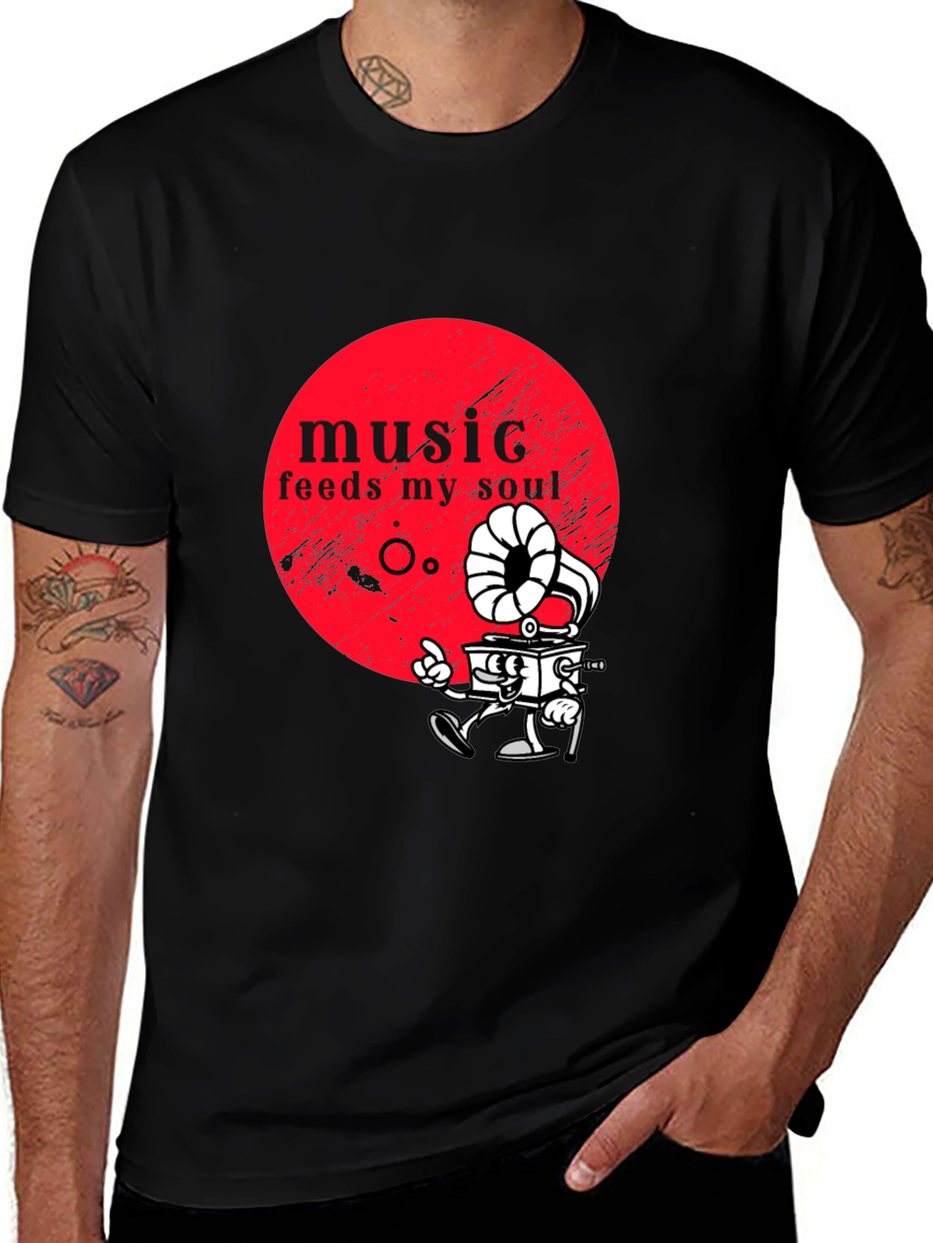 Variant 15 of Music Feeds My Soul Graphic Tee