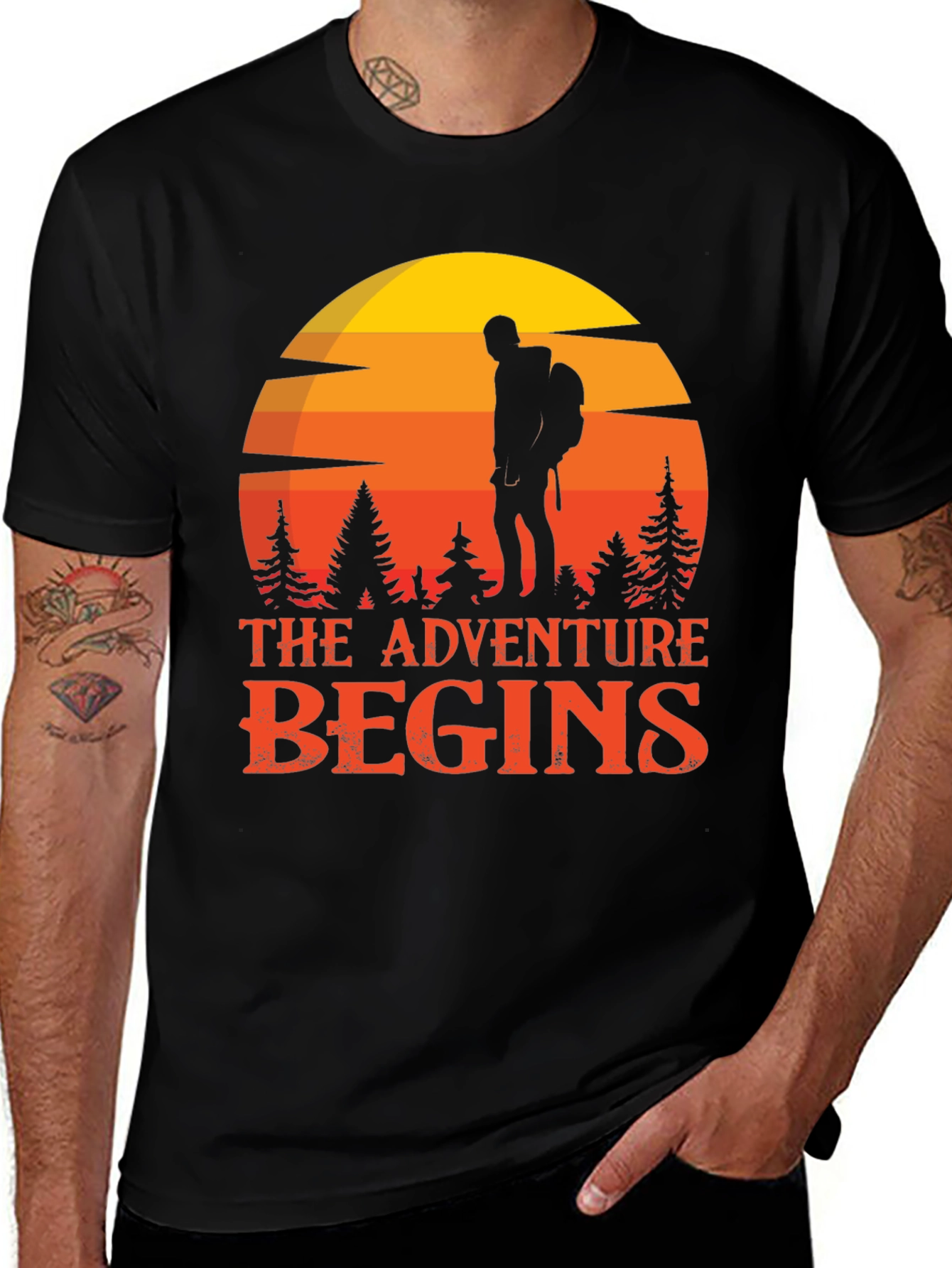 Variant 25 of Adventure Begins Graphic T-Shirt