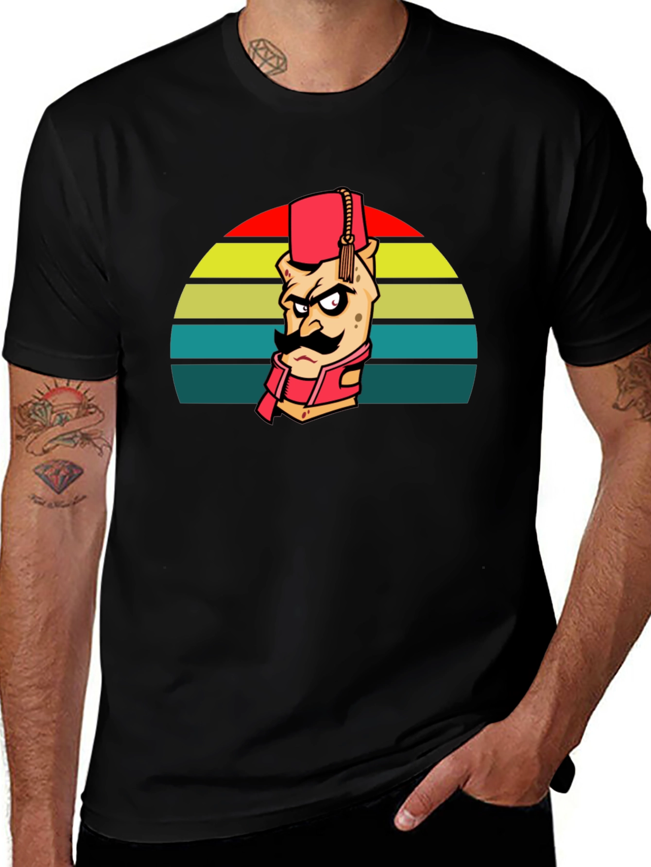 Retro Evil Shawarma T-Shirt