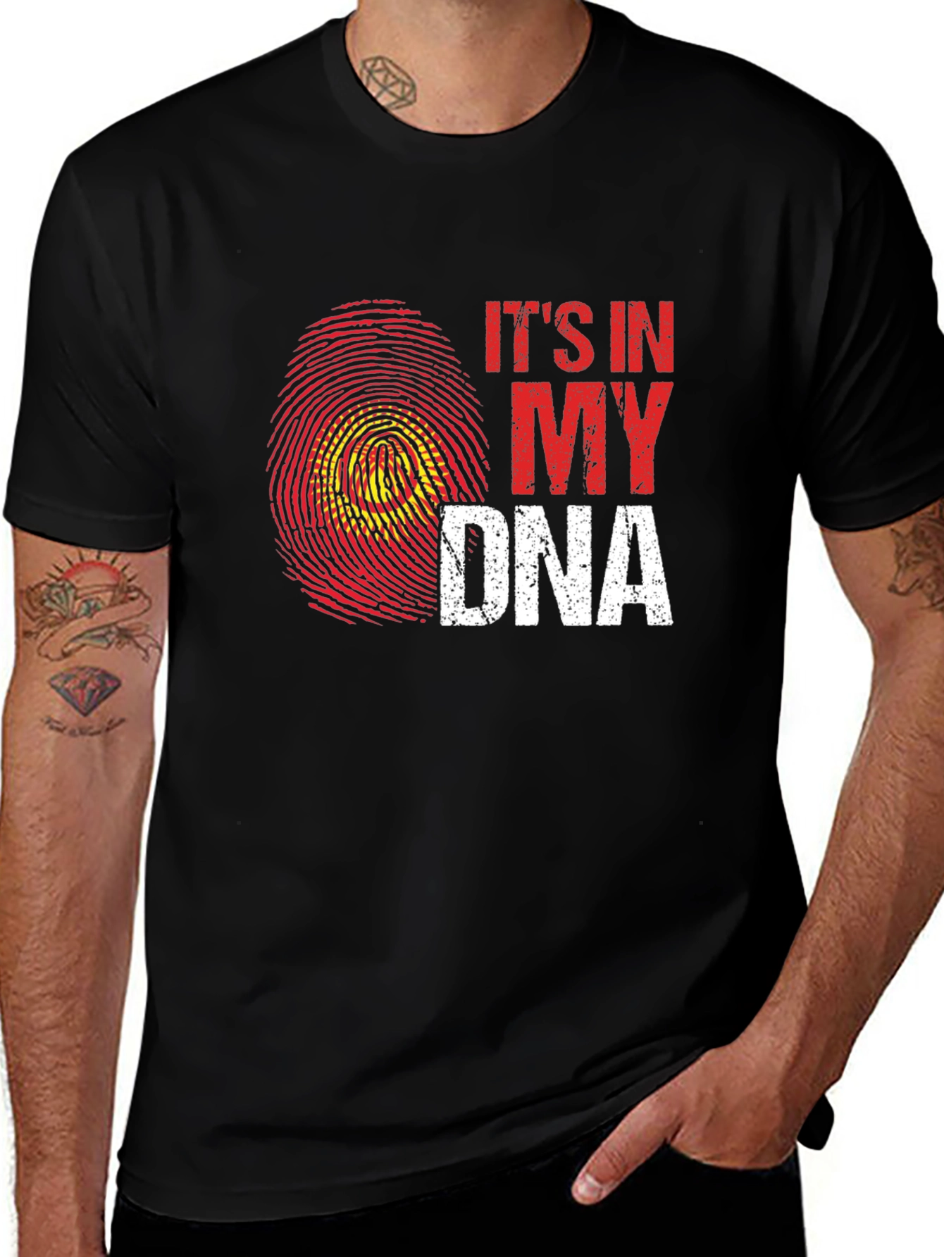 Variant 15 of It's In My DNA Fingerprint Graphic Tee