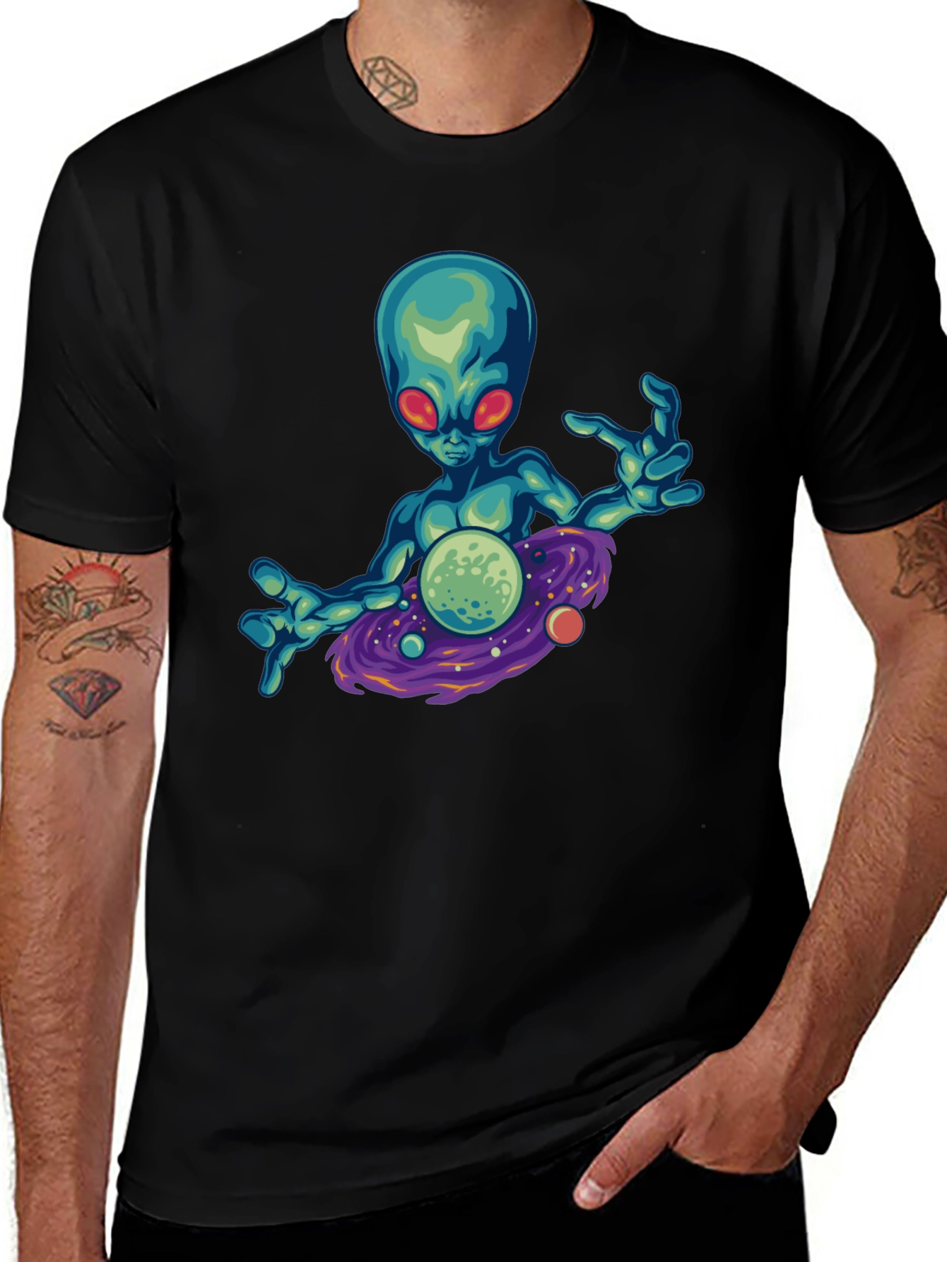 Variant 24 of Alien Galaxy T-Shirt: Out of This World Style