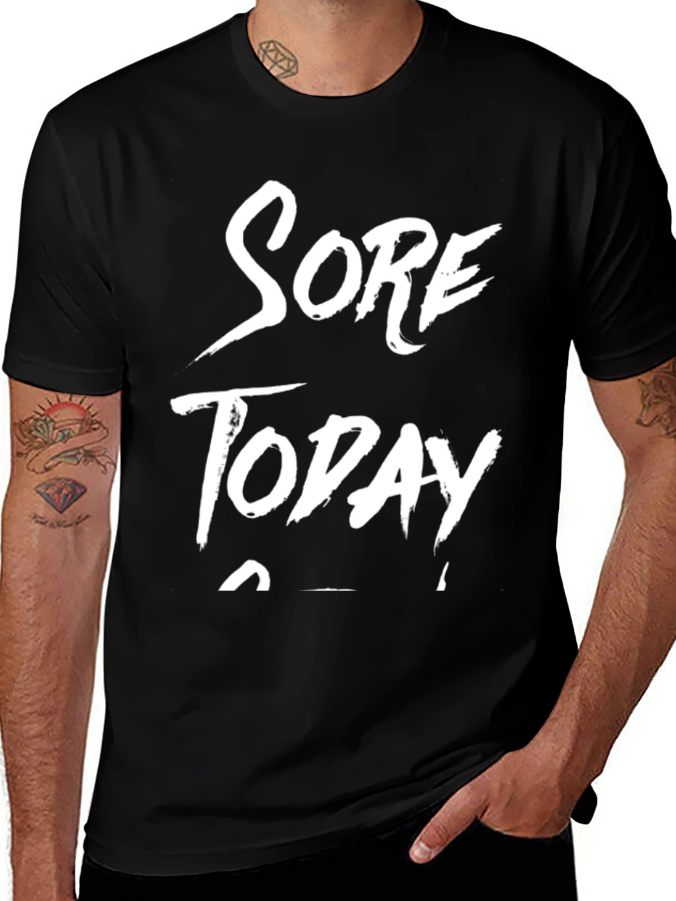 Variant 9 of Sore Today Strong Tomorrow Black T-Shirt
