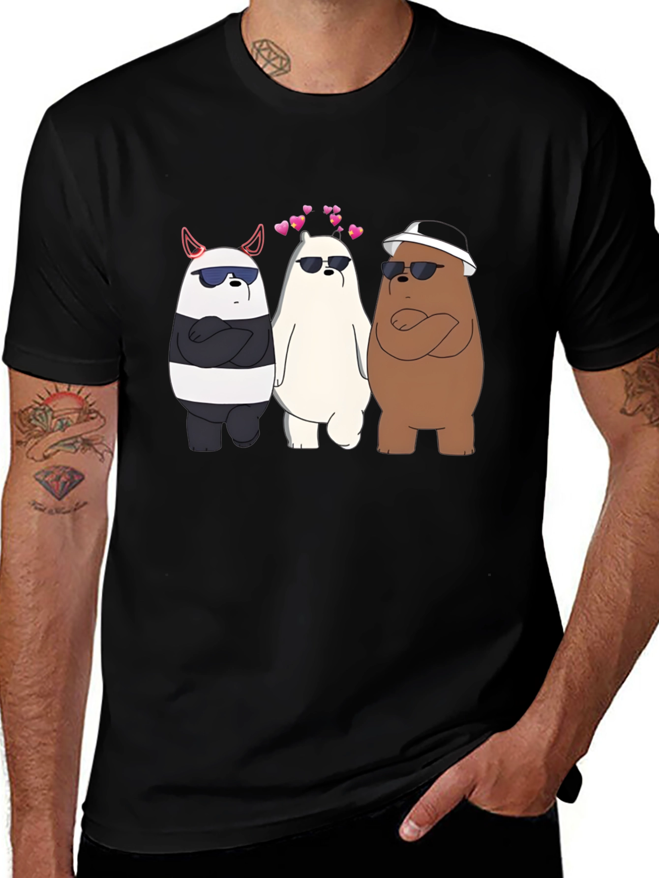 Variant 10 of We Bare Bears T-Shirt - Cool & Fun Design
