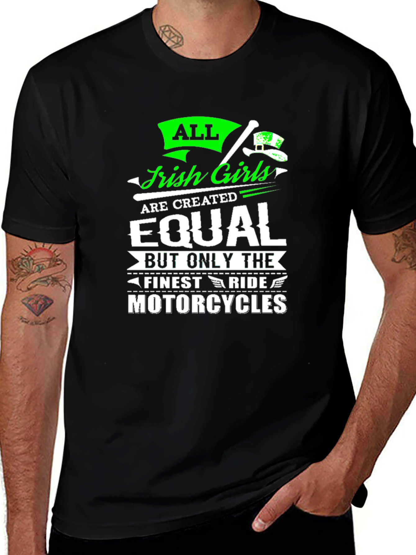 Irish Girls Motorcycles T-Shirt