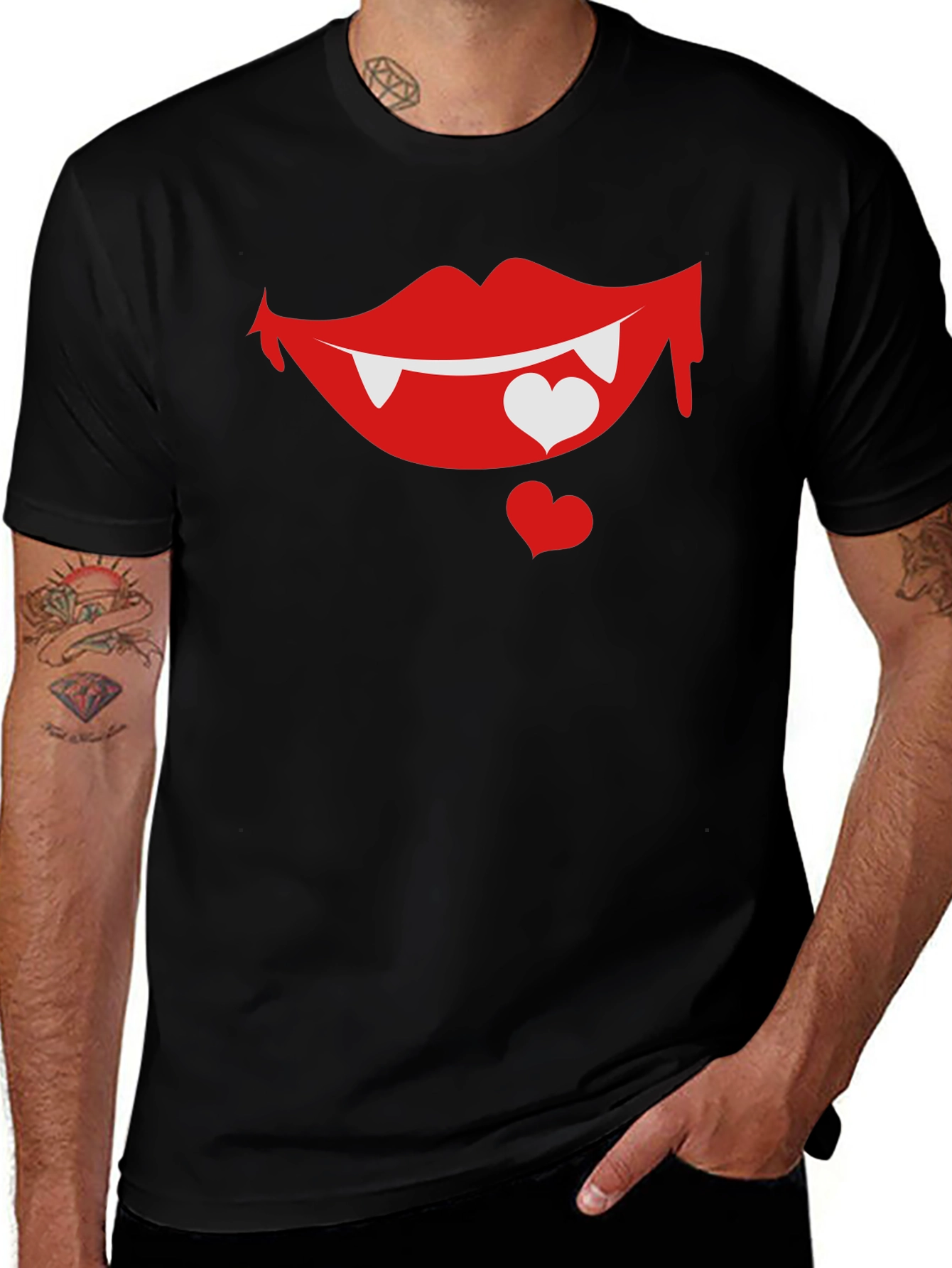 Variant 19 of Vampire Love Bite Graphic T-Shirt