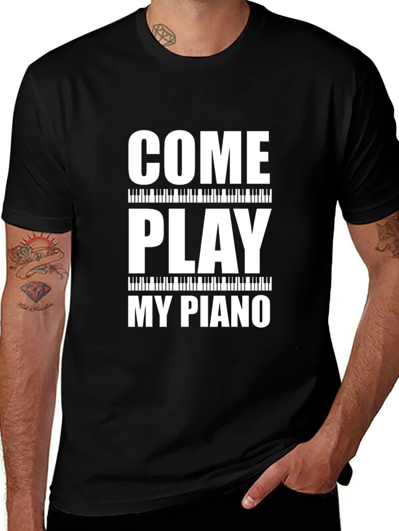 Variant 25 of Come Play My Piano T-Shirt