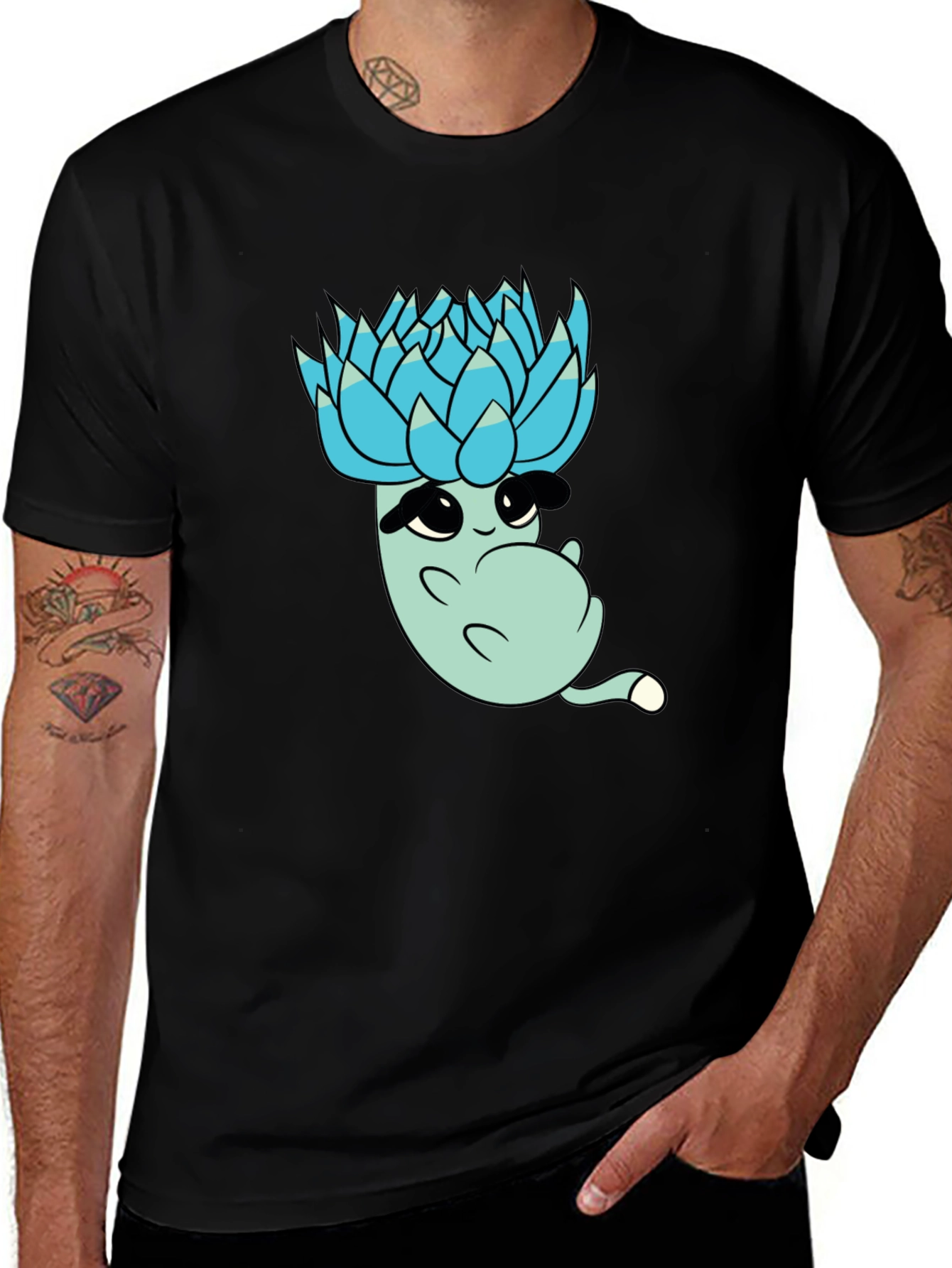 Variant 29 of Cute Succulent Graphic T-Shirt