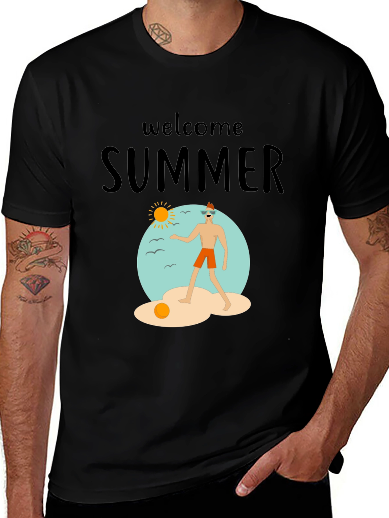 Variant 21 of Welcome Summer T-Shirt Beach Vacation