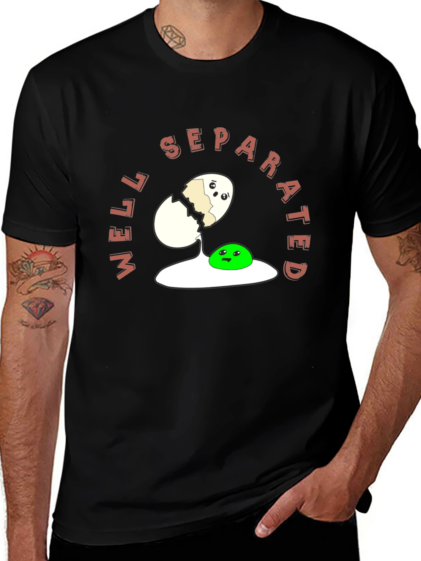 Variant 5 of Well Separated Funny Egg T-Shirt
