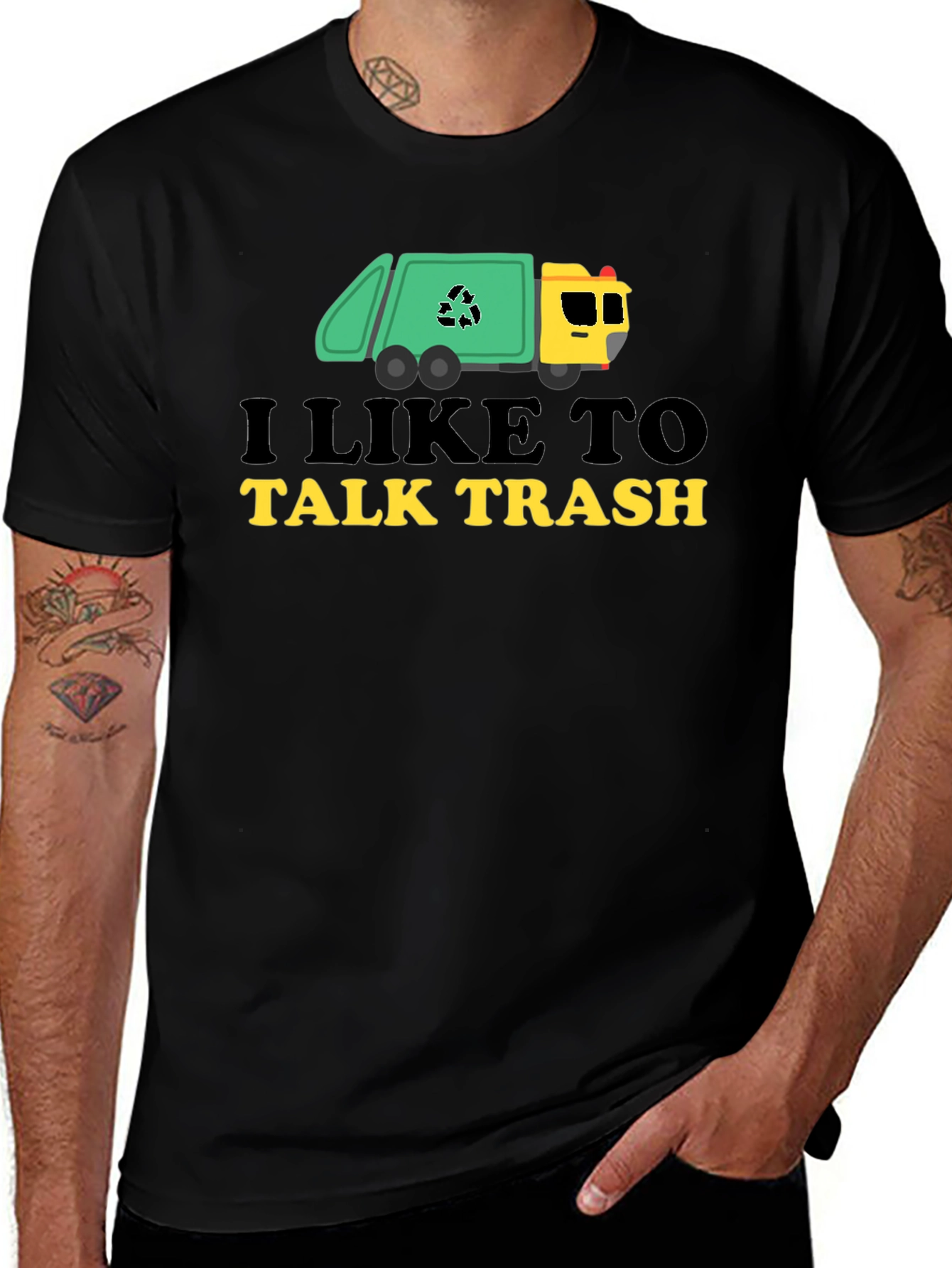 Variant 30 of I Like To Talk Trash Graphic Tee