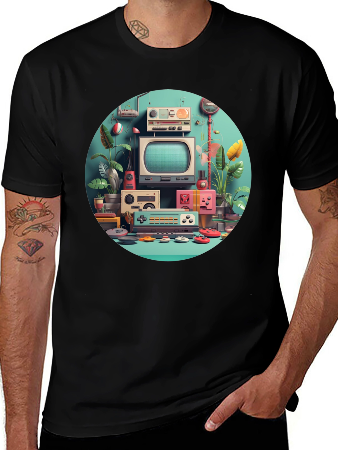 Retro Gaming T-Shirt: Vintage Console Style