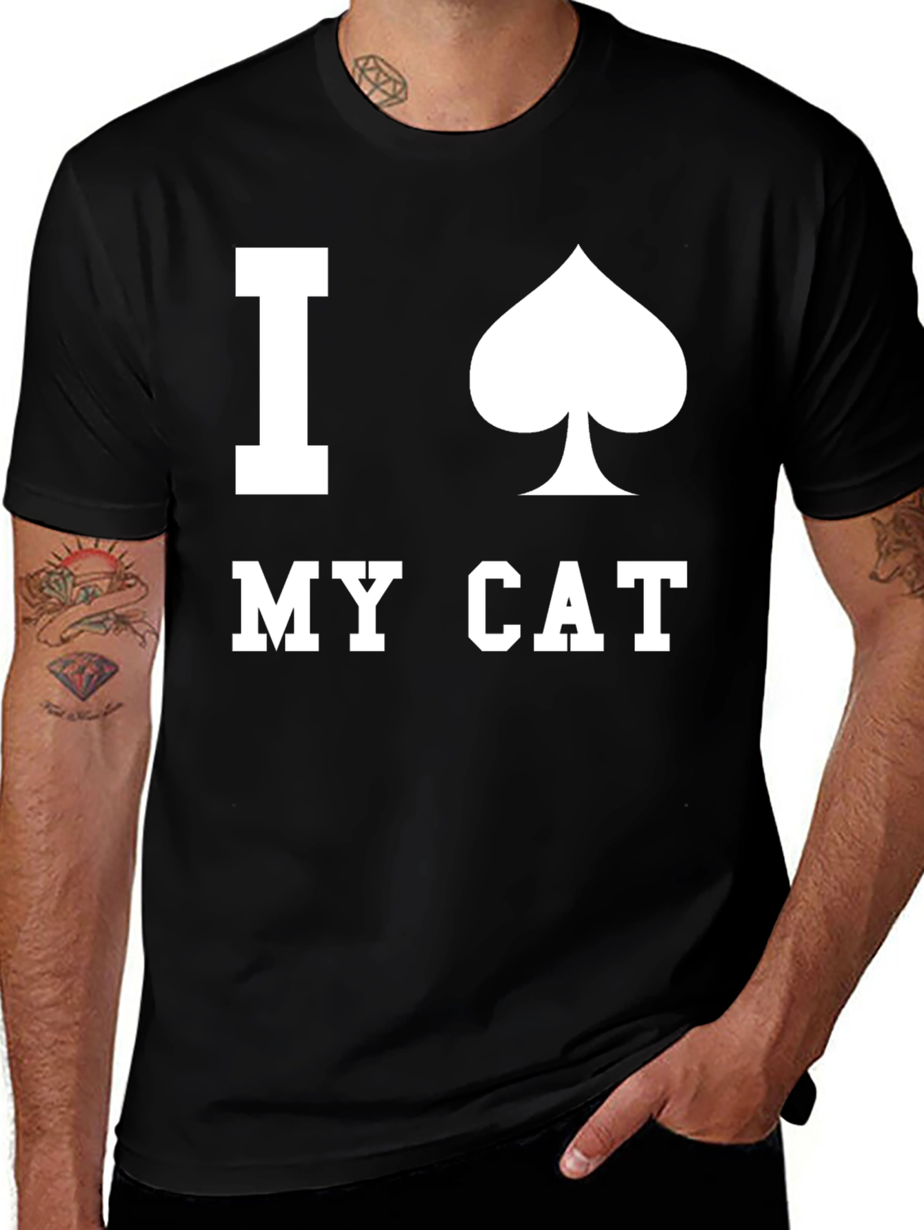 Variant 6 of I Spade My Cat T-Shirt - Funny Graphic Tee