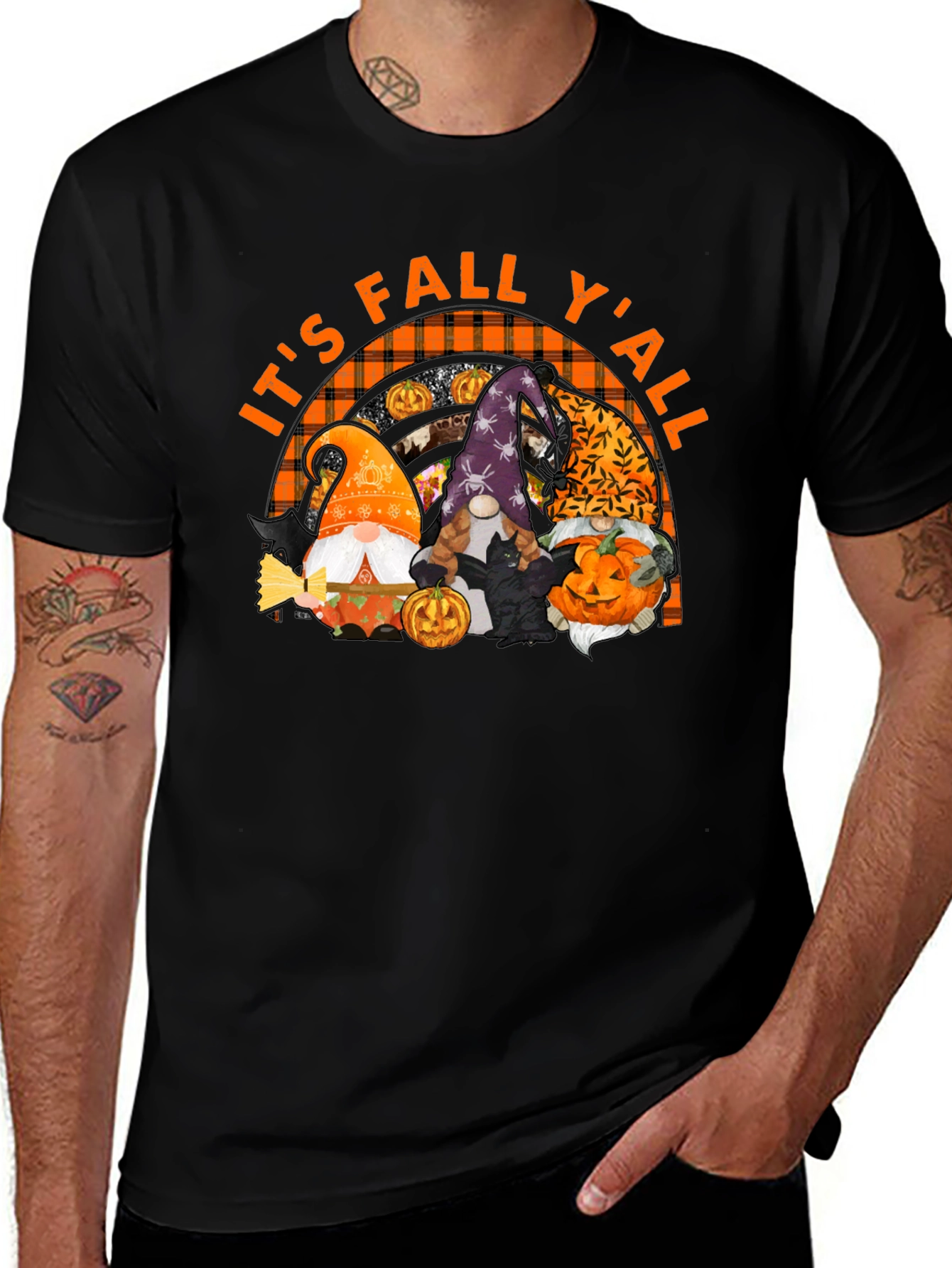 Variant 9 of It's Fall Y'all Halloween Gnomes T-Shirt